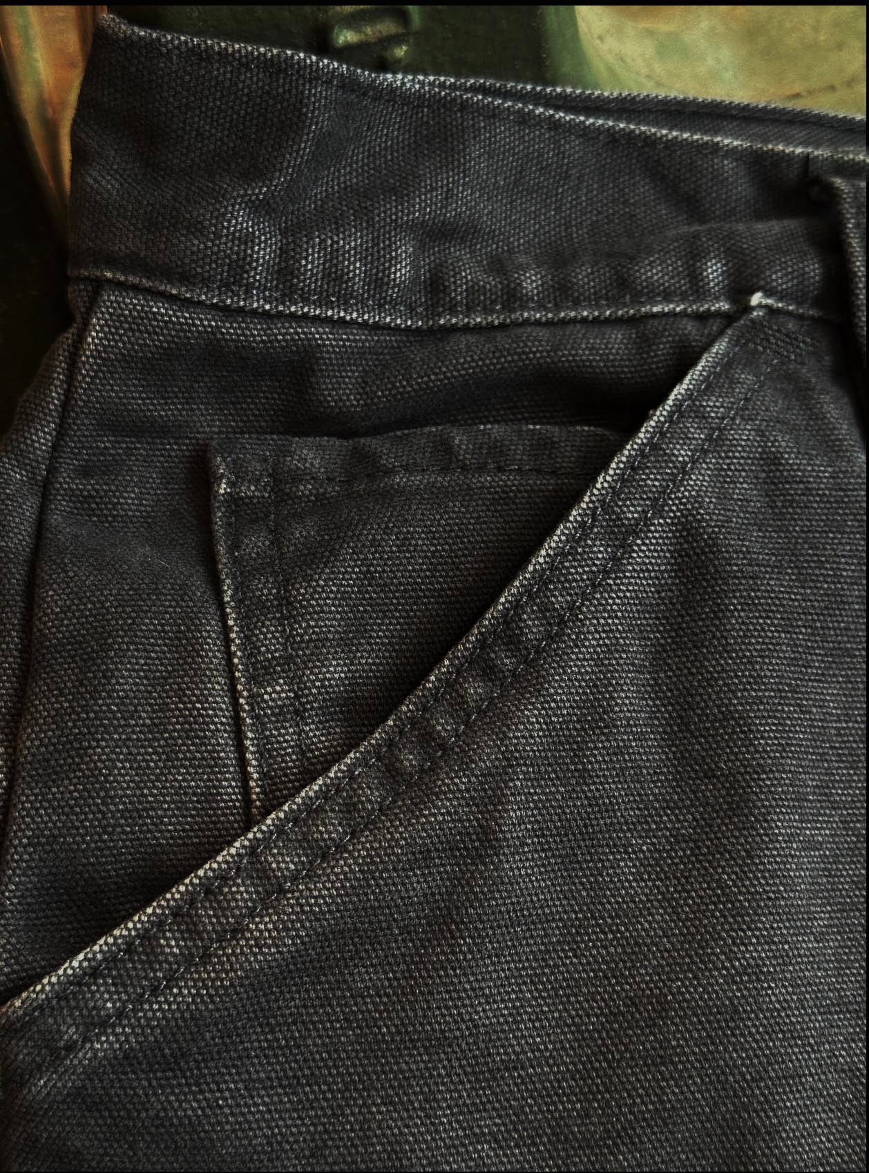 **Restock** Vintage Wash Black Duck Mt Vernon 13 oz Work Uniform Chino New Wider Fit - Image 3