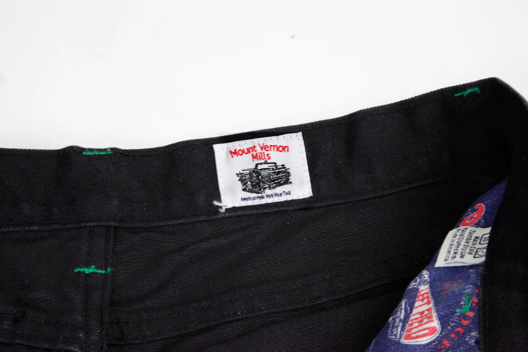 Black Mt Vernon Duck Double Knee Work Uniform Chino - Image 6