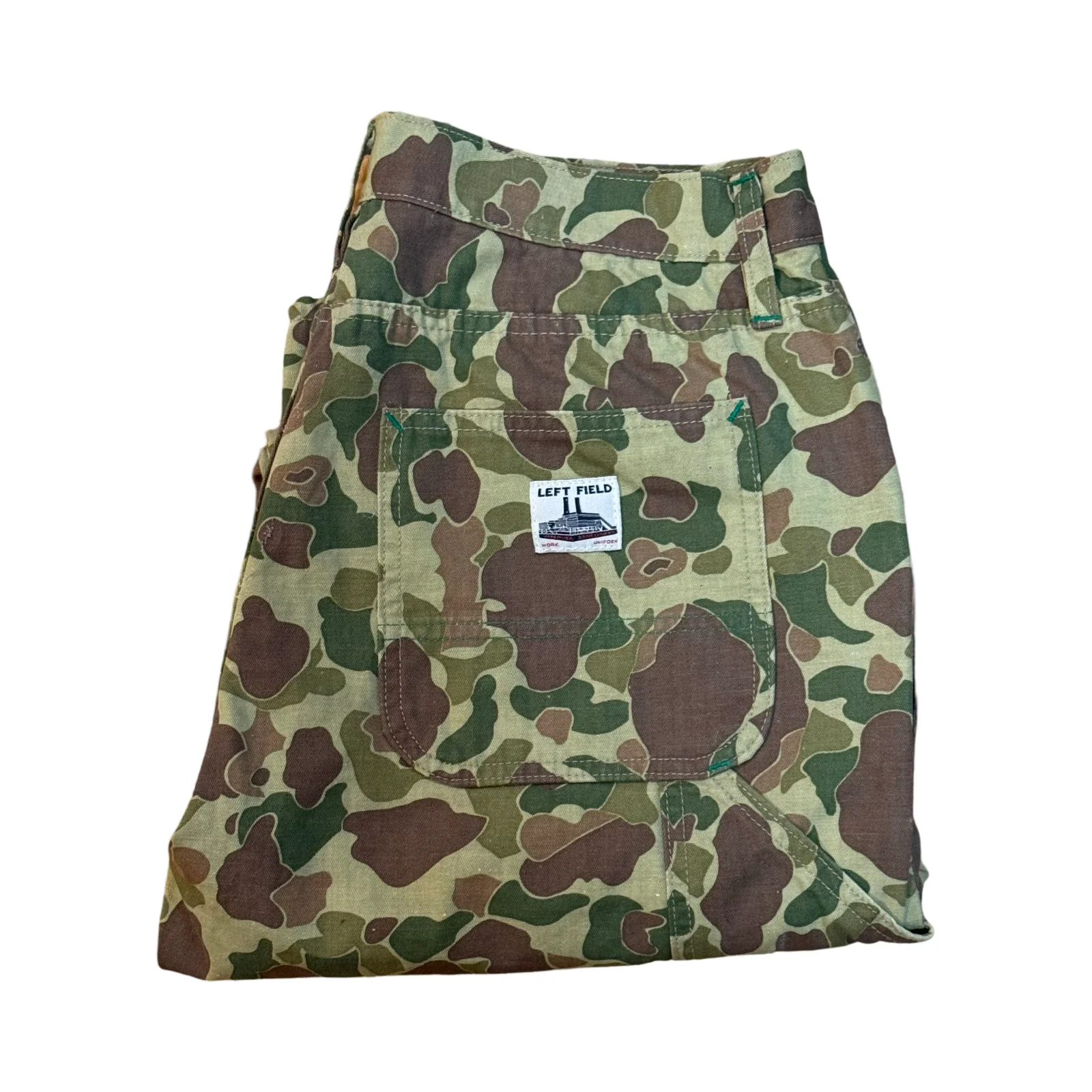 Camouflage "Frog Skin" Japanese Fabric Double Knee Work Pant - Size up for a looser fit - Image 3