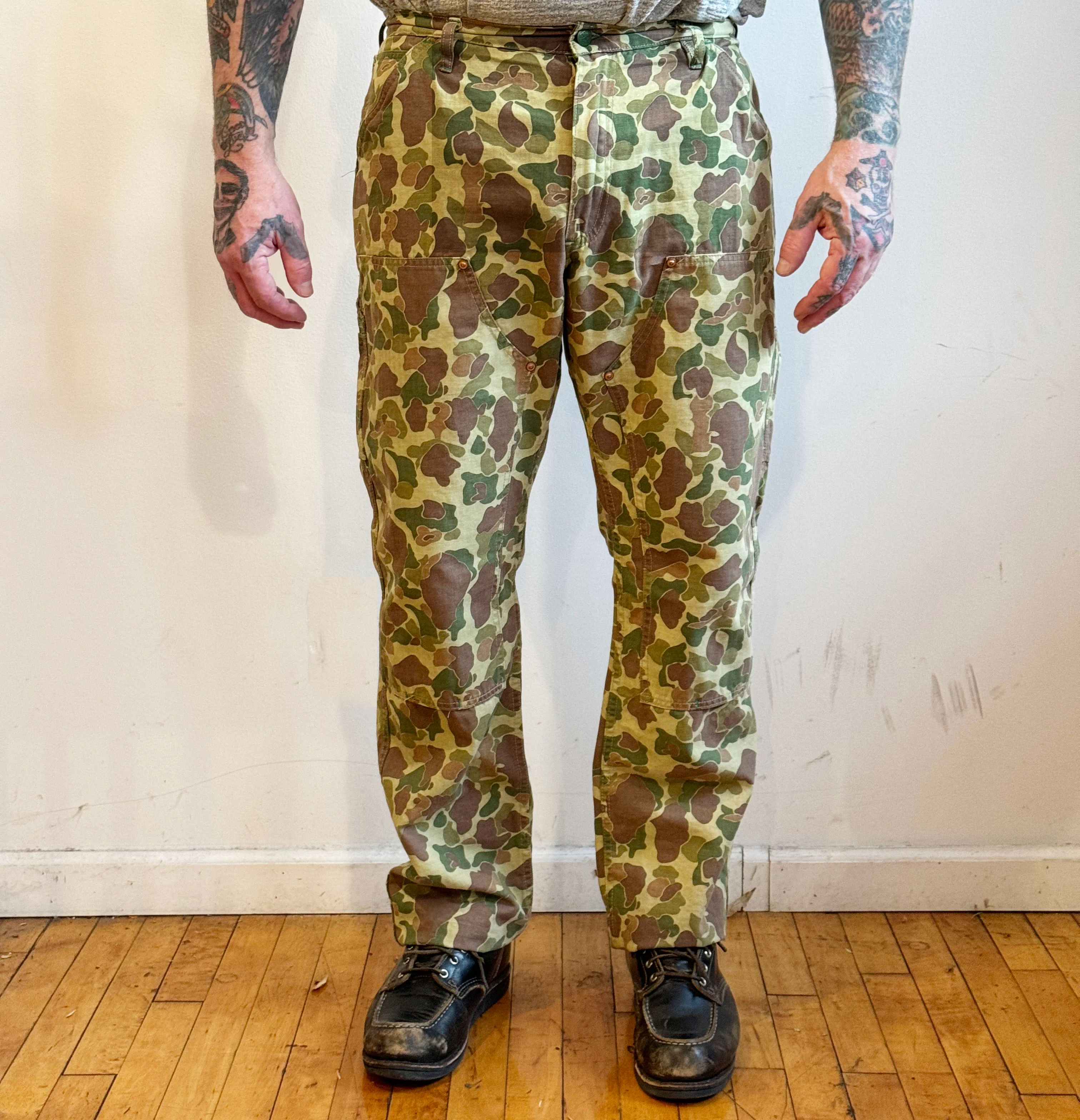 Camouflage "Frog Skin" Japanese Fabric Double Knee Work Pant - Size up for a looser fit - Image 7
