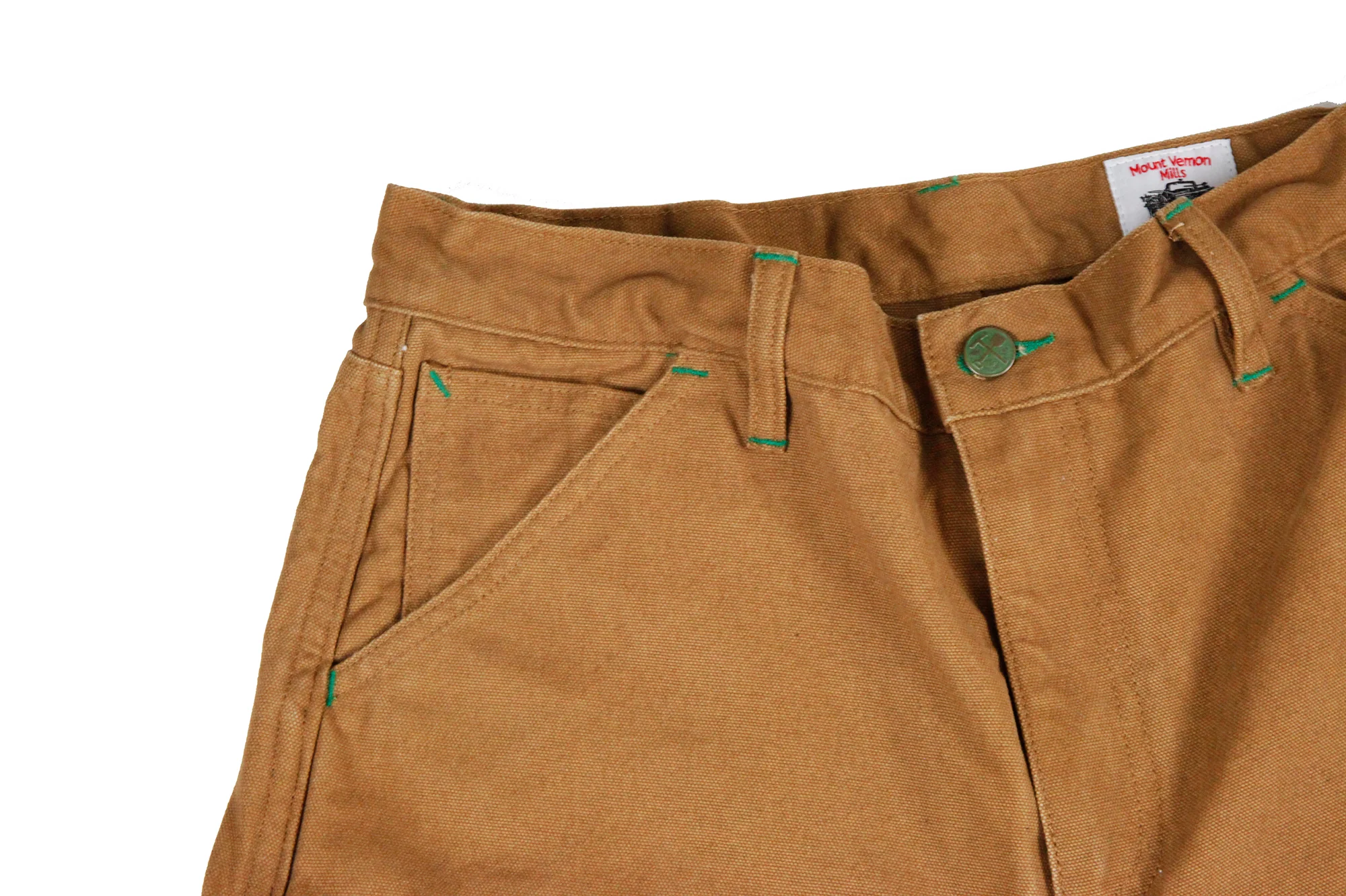 Caramel Mt Vernon Duck Double Knee Work Uniform Chino - Image 4