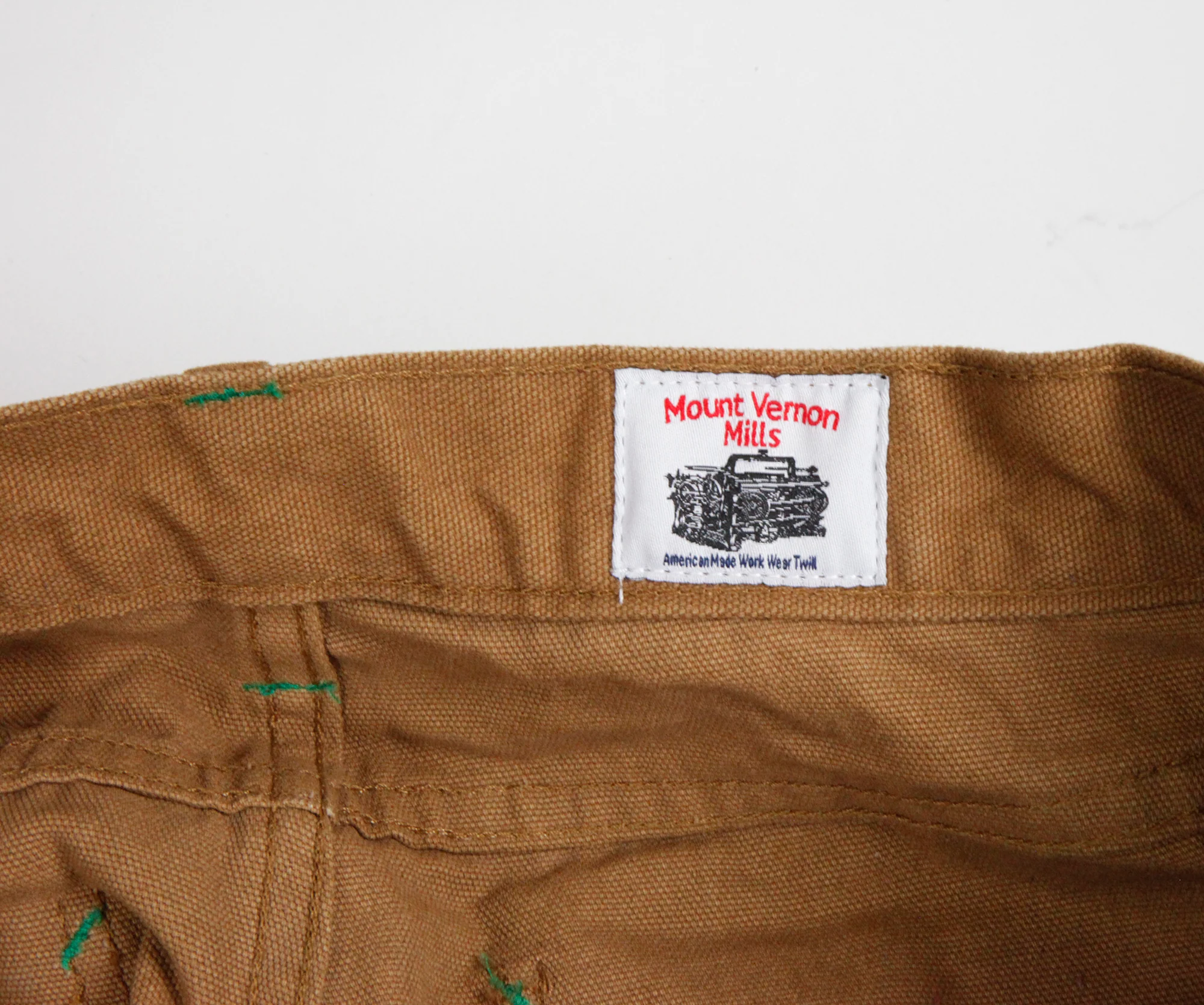 Caramel Mt Vernon Duck Double Knee Work Uniform Chino - Image 7