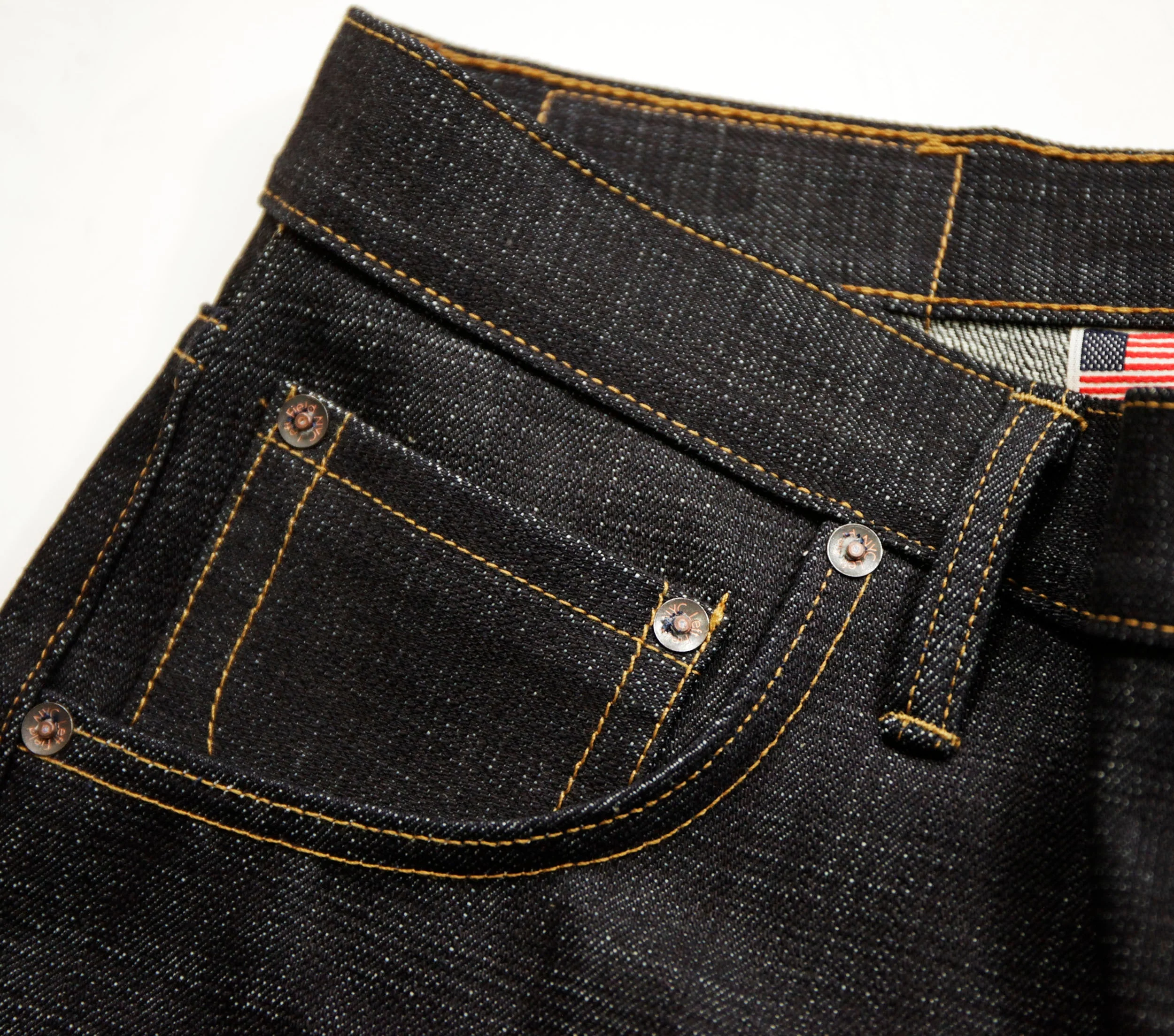Chelsea 15 oz Slub Cross Hatch Denim - Image 4