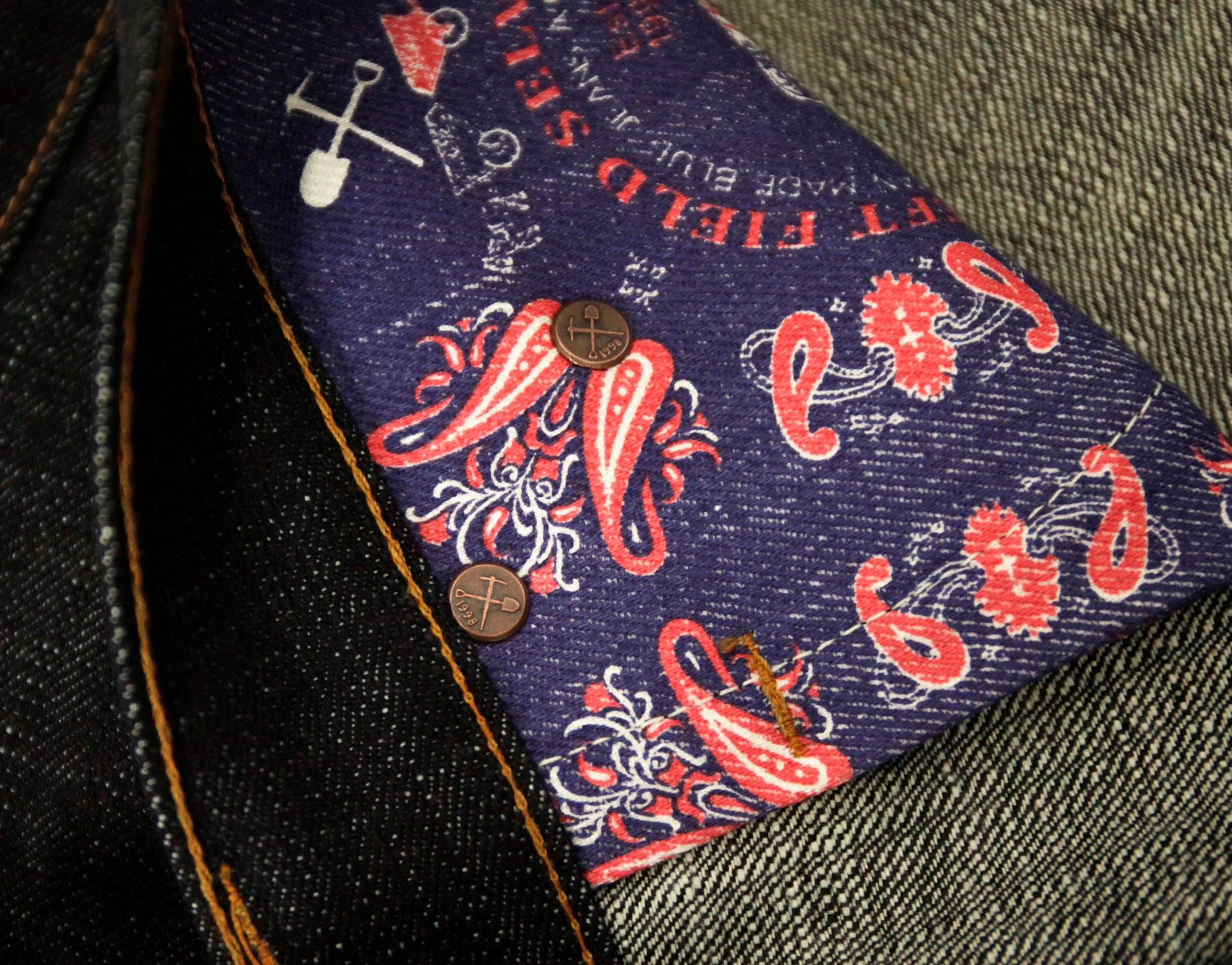 Chelsea 15 oz Slub Cross Hatch Denim - Image 9
