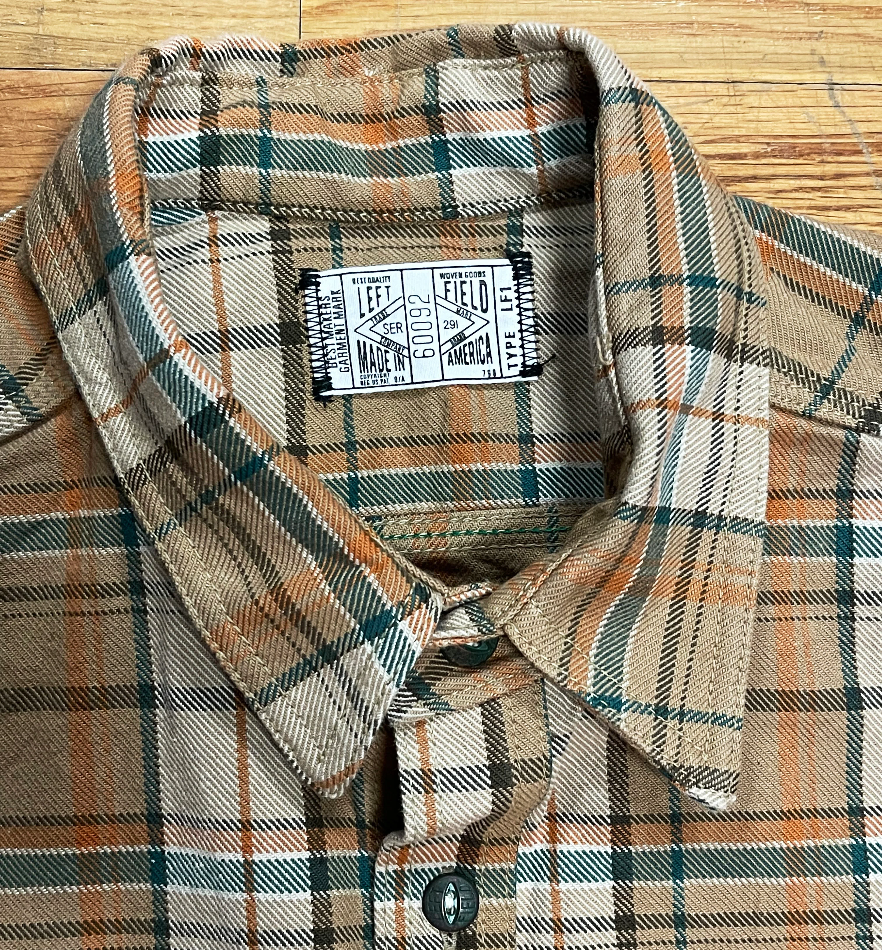 Desert Heavyweight Tartan Twill Work Shirt with LF Buttons - Image 5
