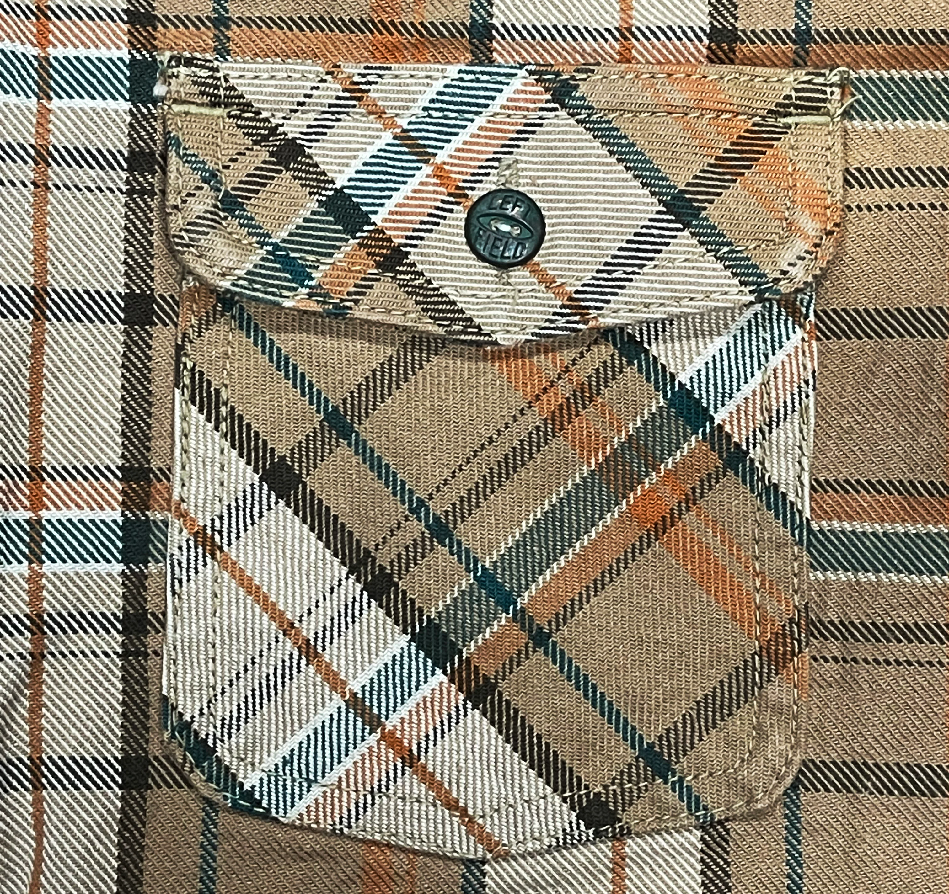 Desert Heavyweight Tartan Twill Work Shirt with LF Buttons - Image 6