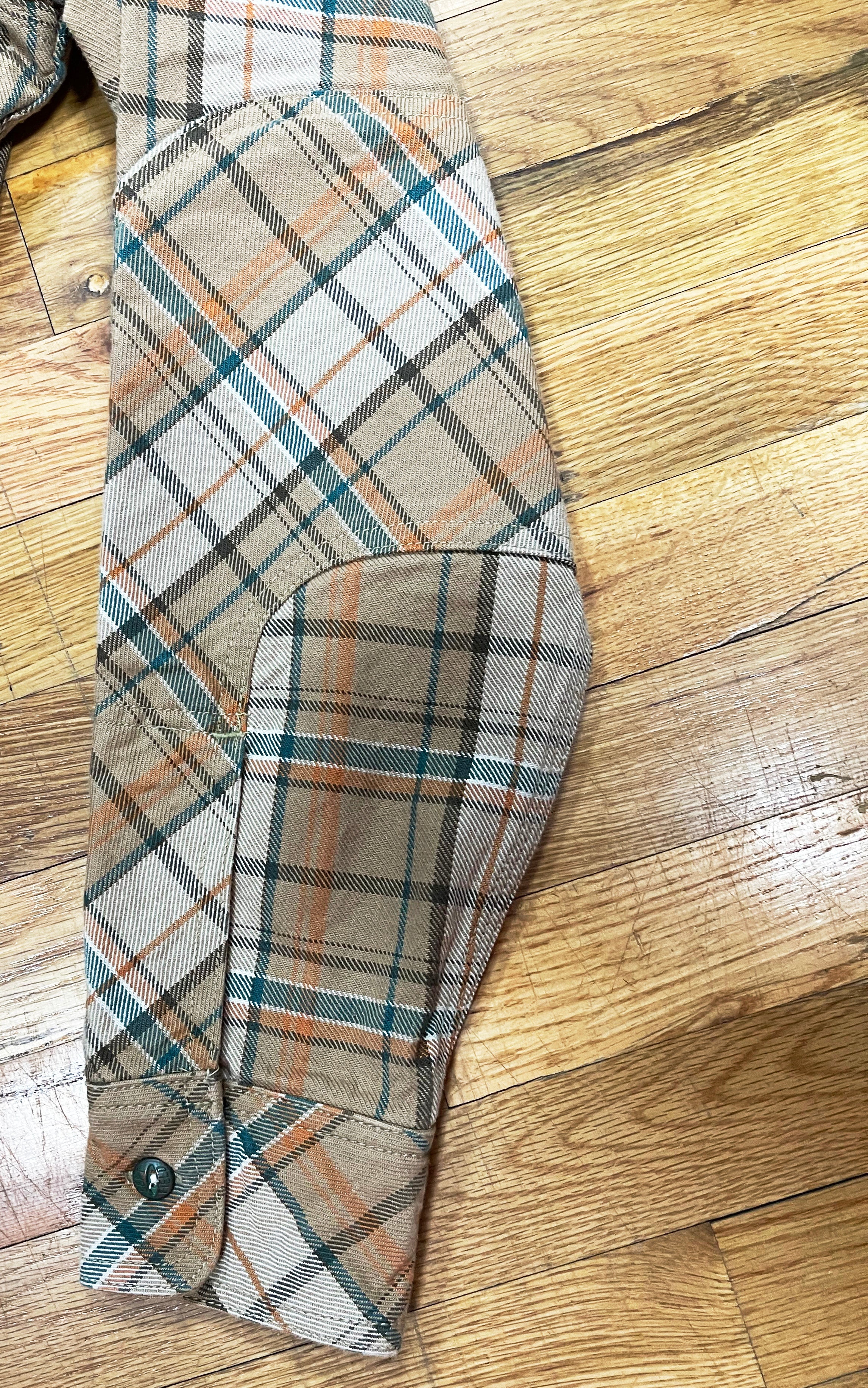 Desert Heavyweight Tartan Twill Work Shirt with LF Buttons - Image 7