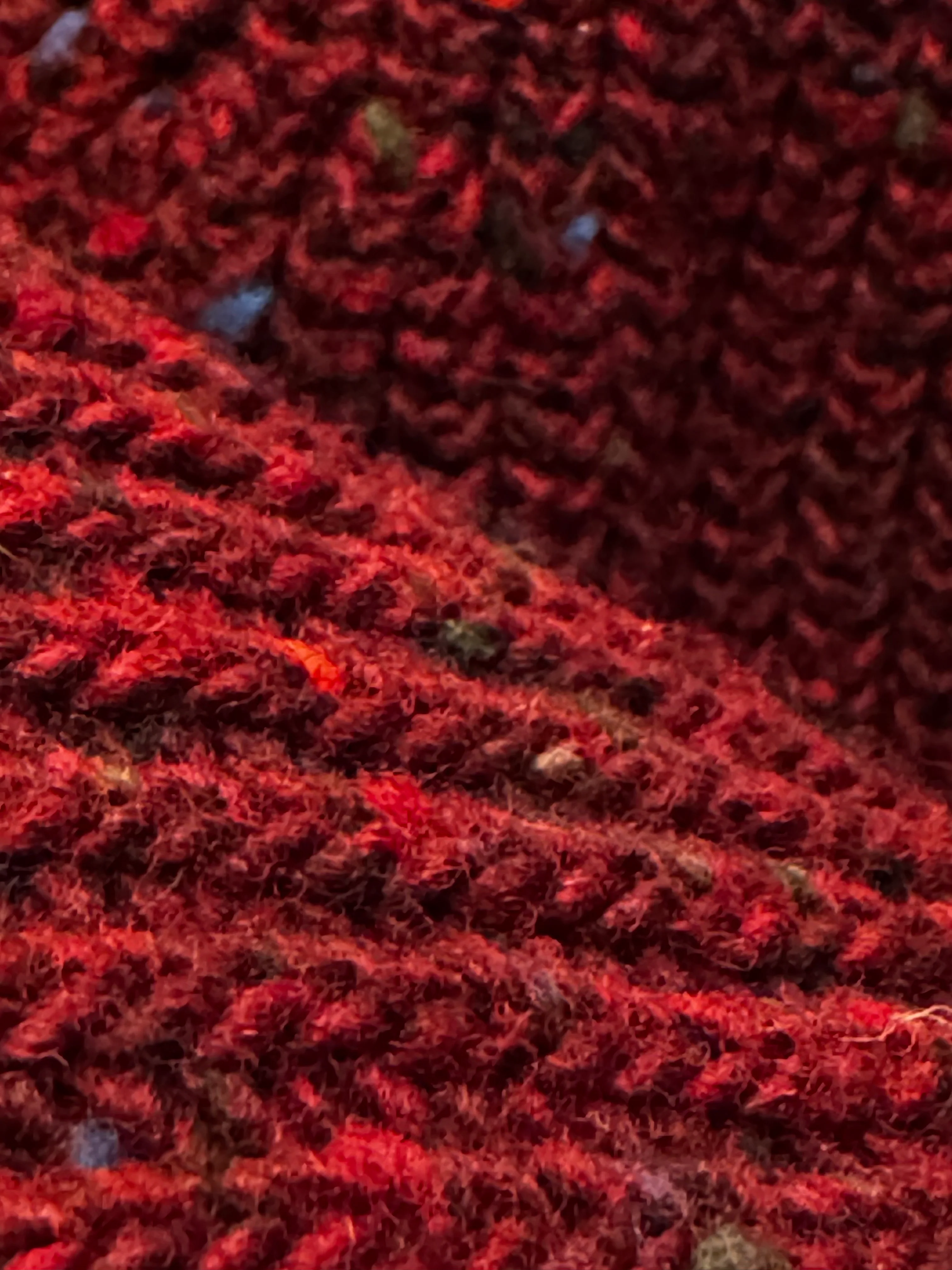 Donegal Maroon Merino Wool Watch Cap - Image 2