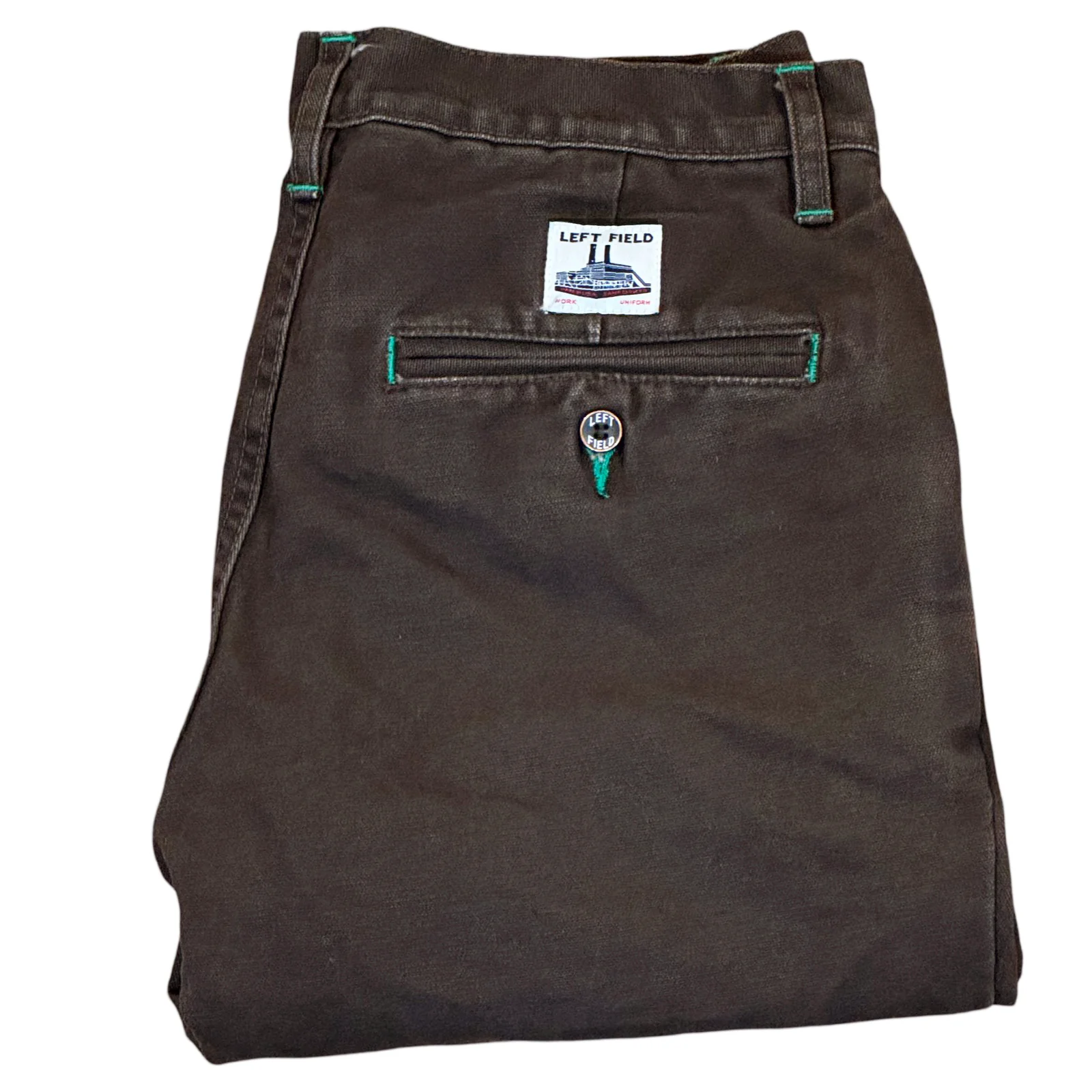 Vintage Wash Chocolate Duck  Mt Vernon 13 oz  Work Uniform Chino *size up one size running one inch smaller in the waist. - Image 2