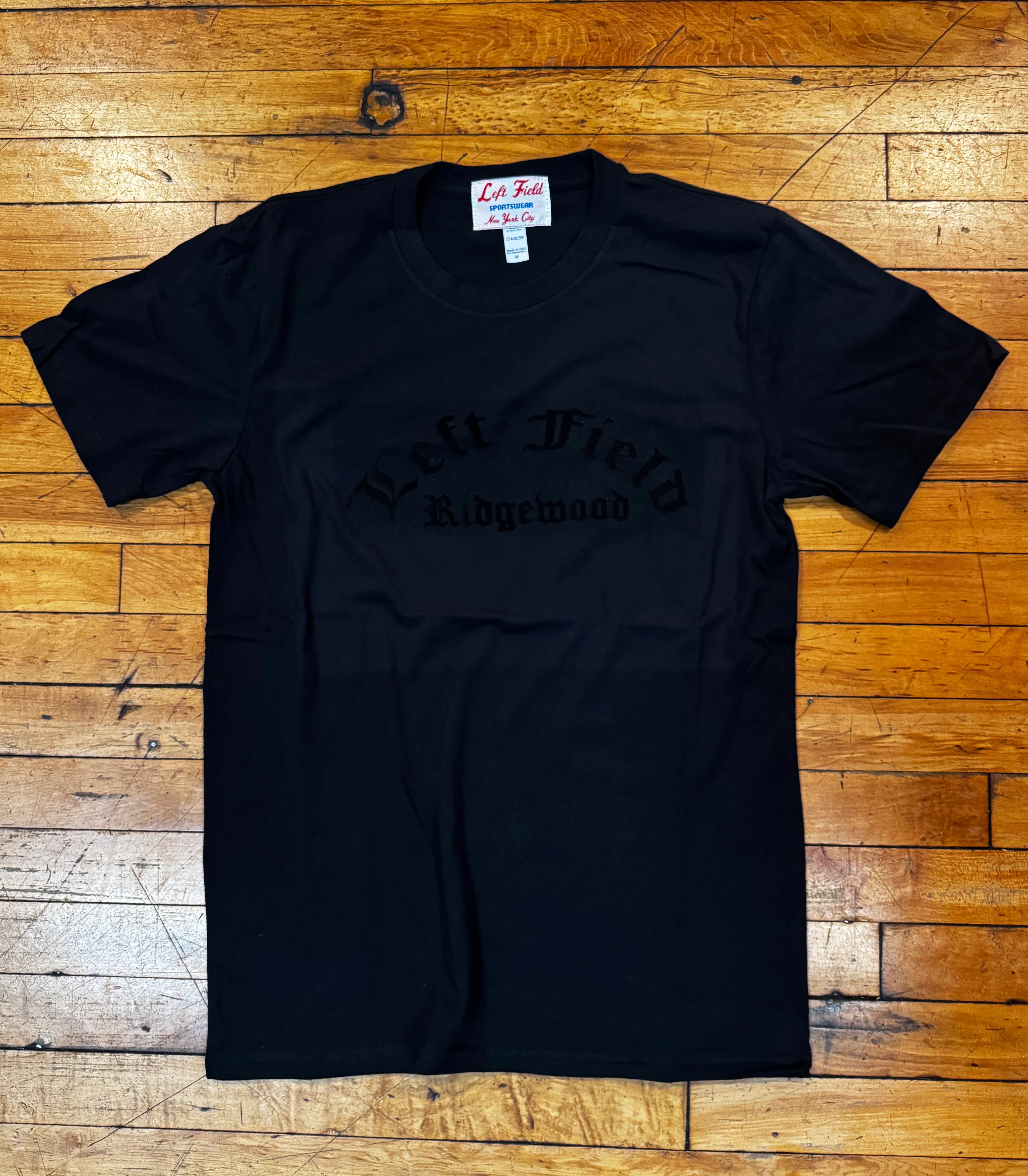Flock Ridgewood Black Tee