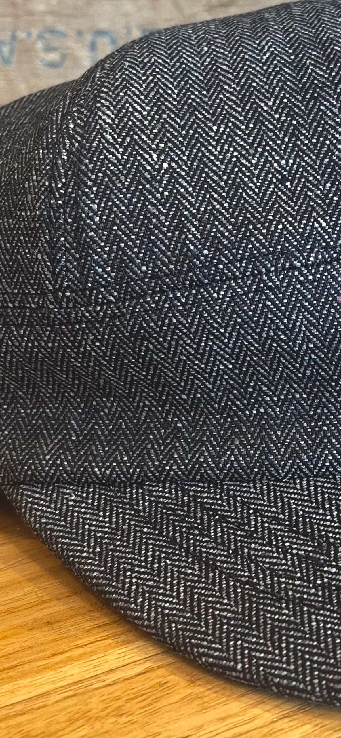 Indigo Herringbone Engineer cap - Image 9