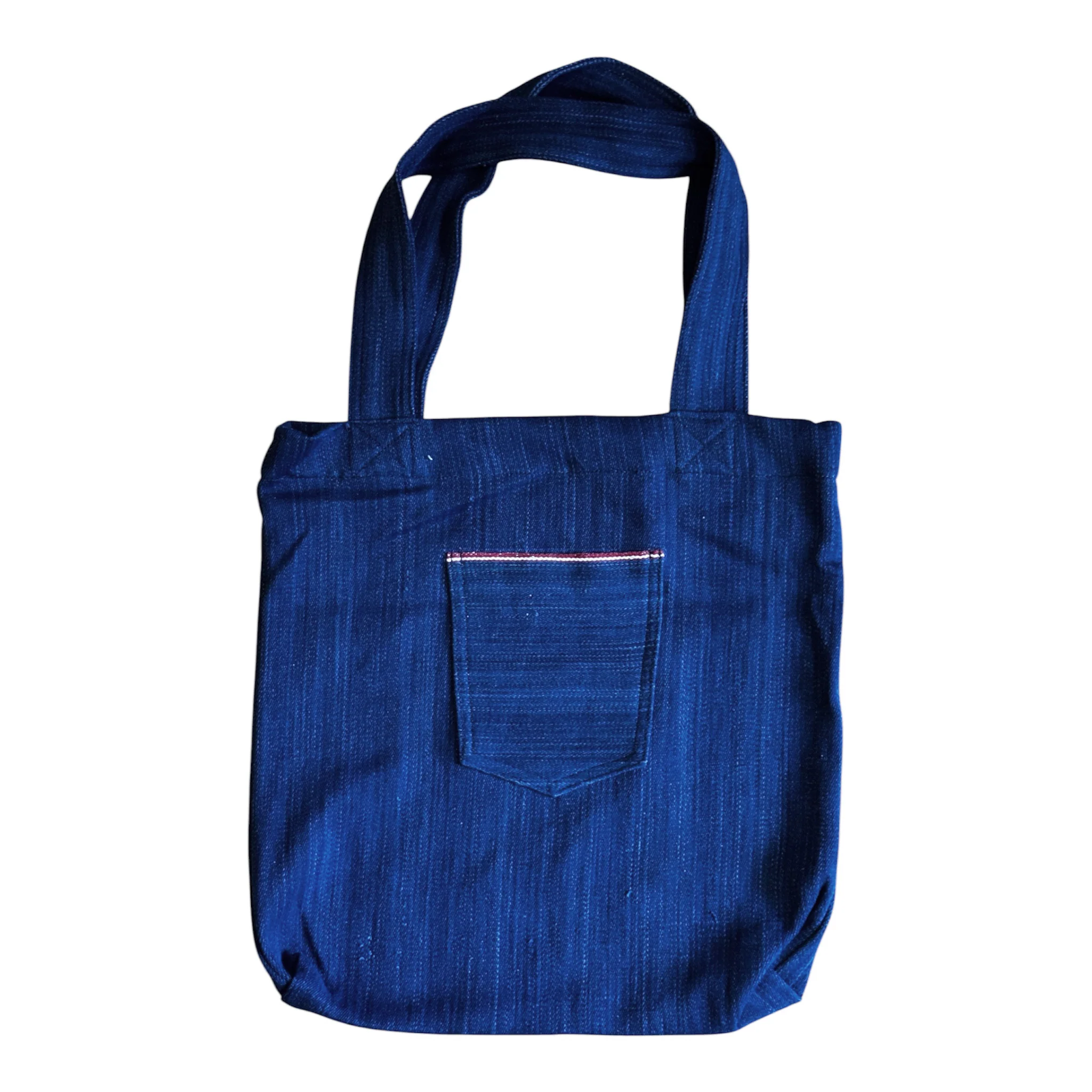 Natural Hank dyed Indigo Tote Bag - Image 2