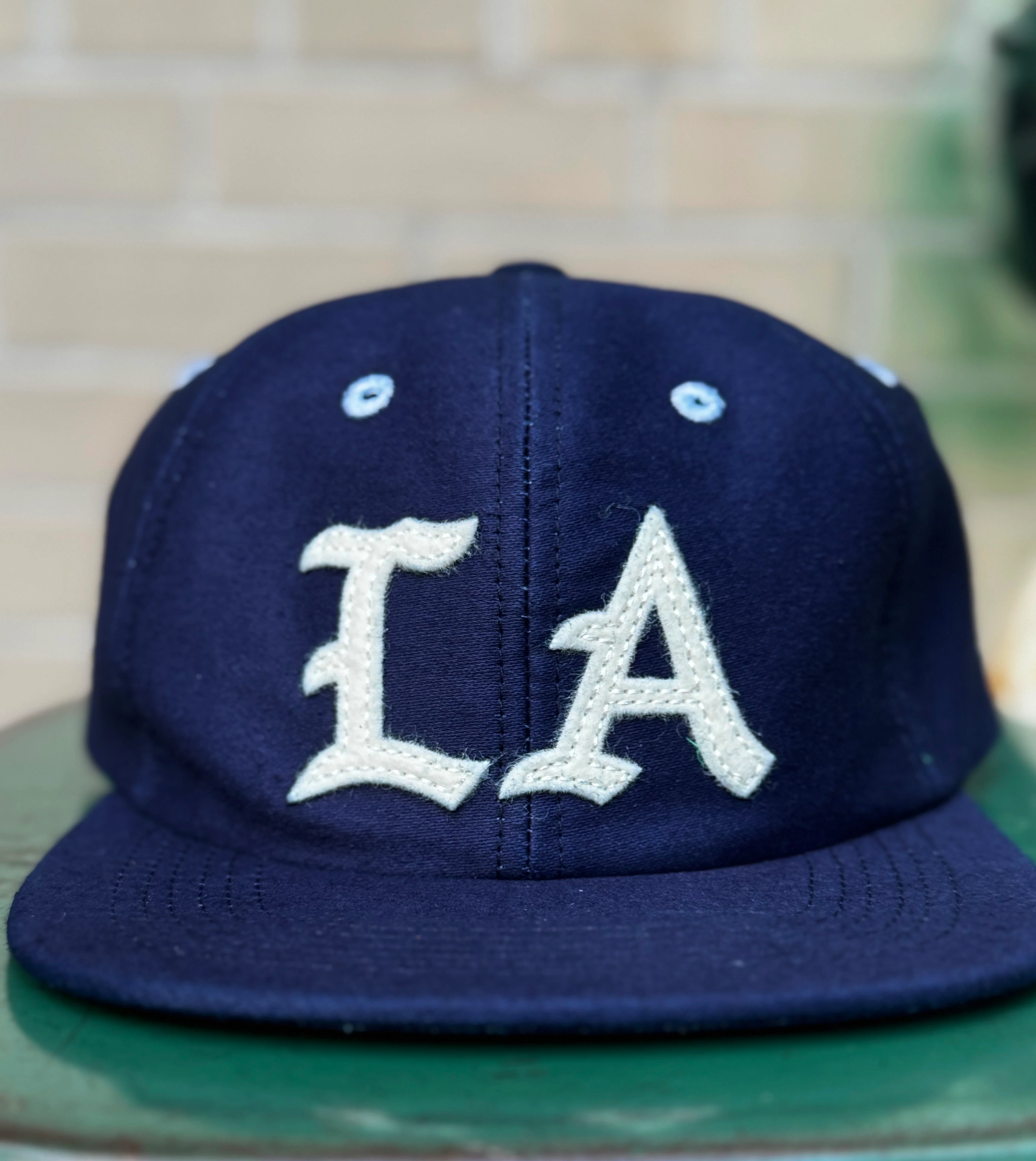 LA Japanese indigo moleskin Baseball cap made in NYC