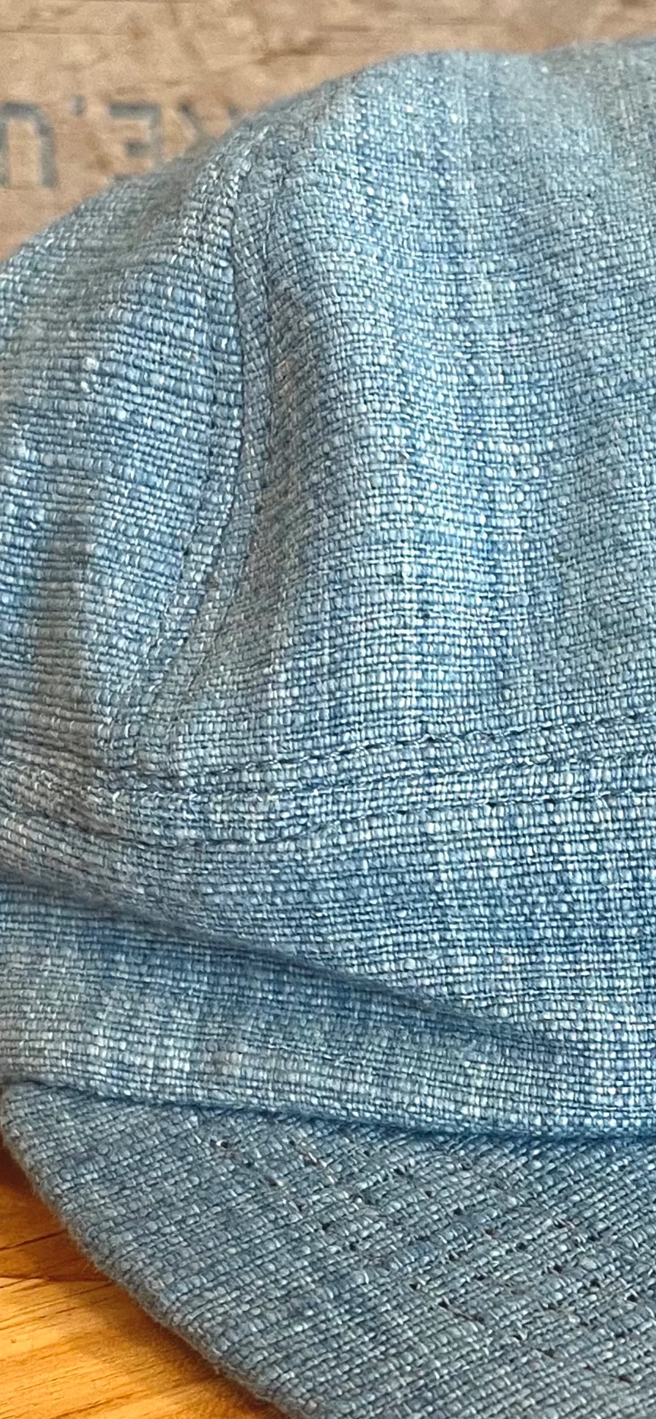 Natural Indigo hand loomed Engineer cap - Image 9