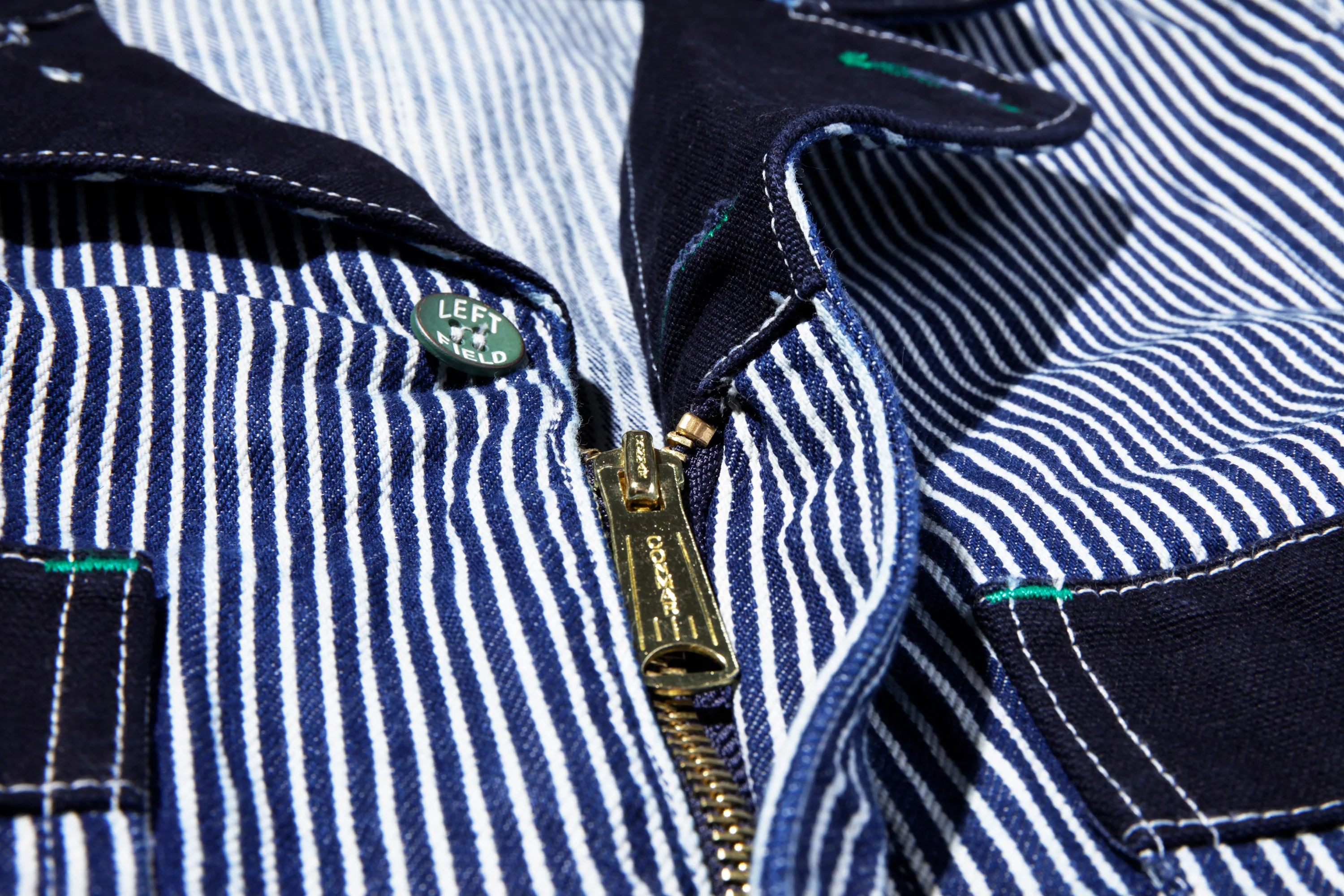 12 oz Mount Vernon Hickory Stripe Coveralls - Image 10