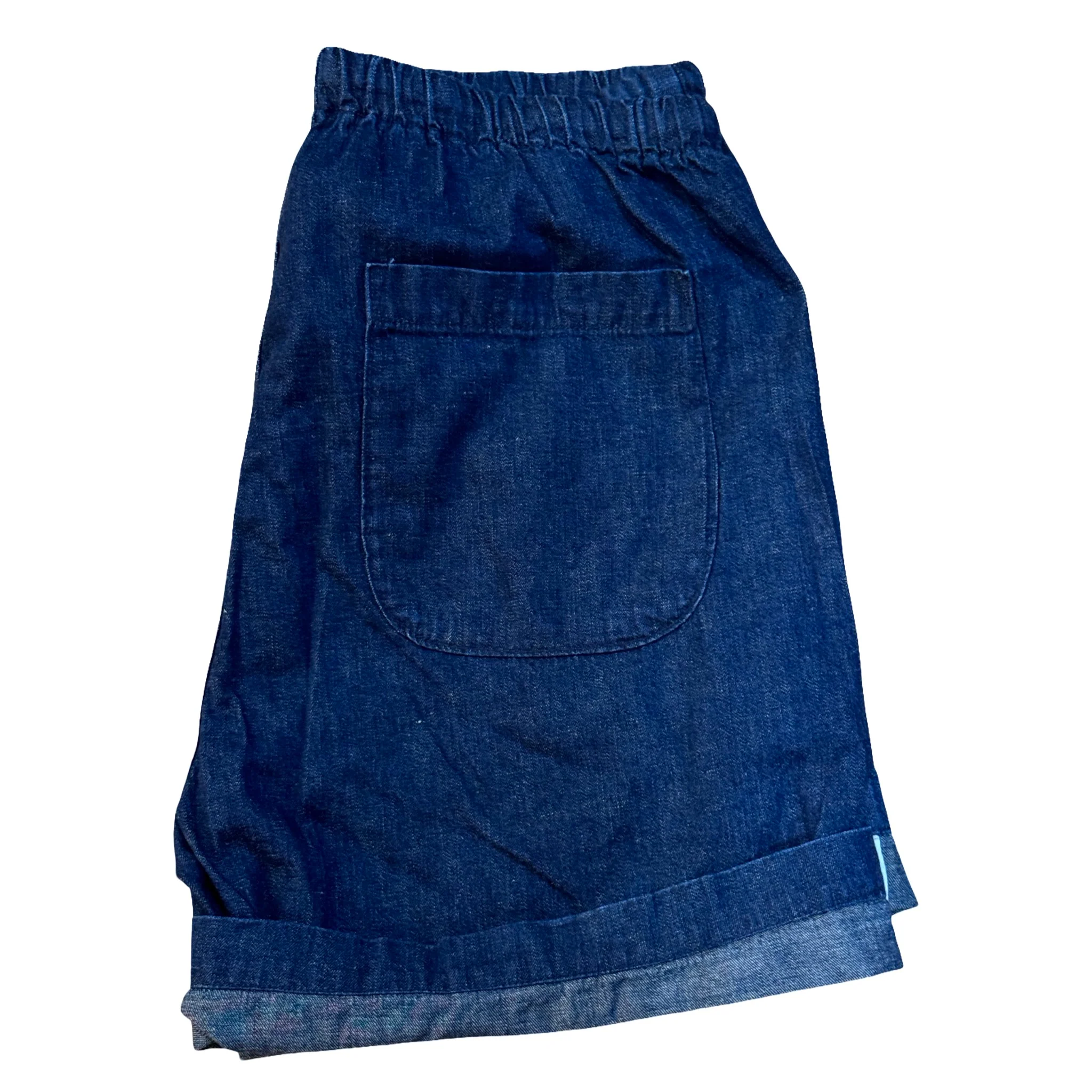 Nihon Menpu 8oz Cotten/ Linen Selvedge denim drawstring shorts - Image 4