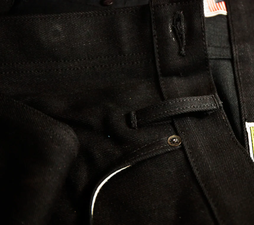 Black Maria Atlas Vidalia Mills 14 oz Raw Denim (running a smaller, size up)* deadstock denim, no more! - Image 11
