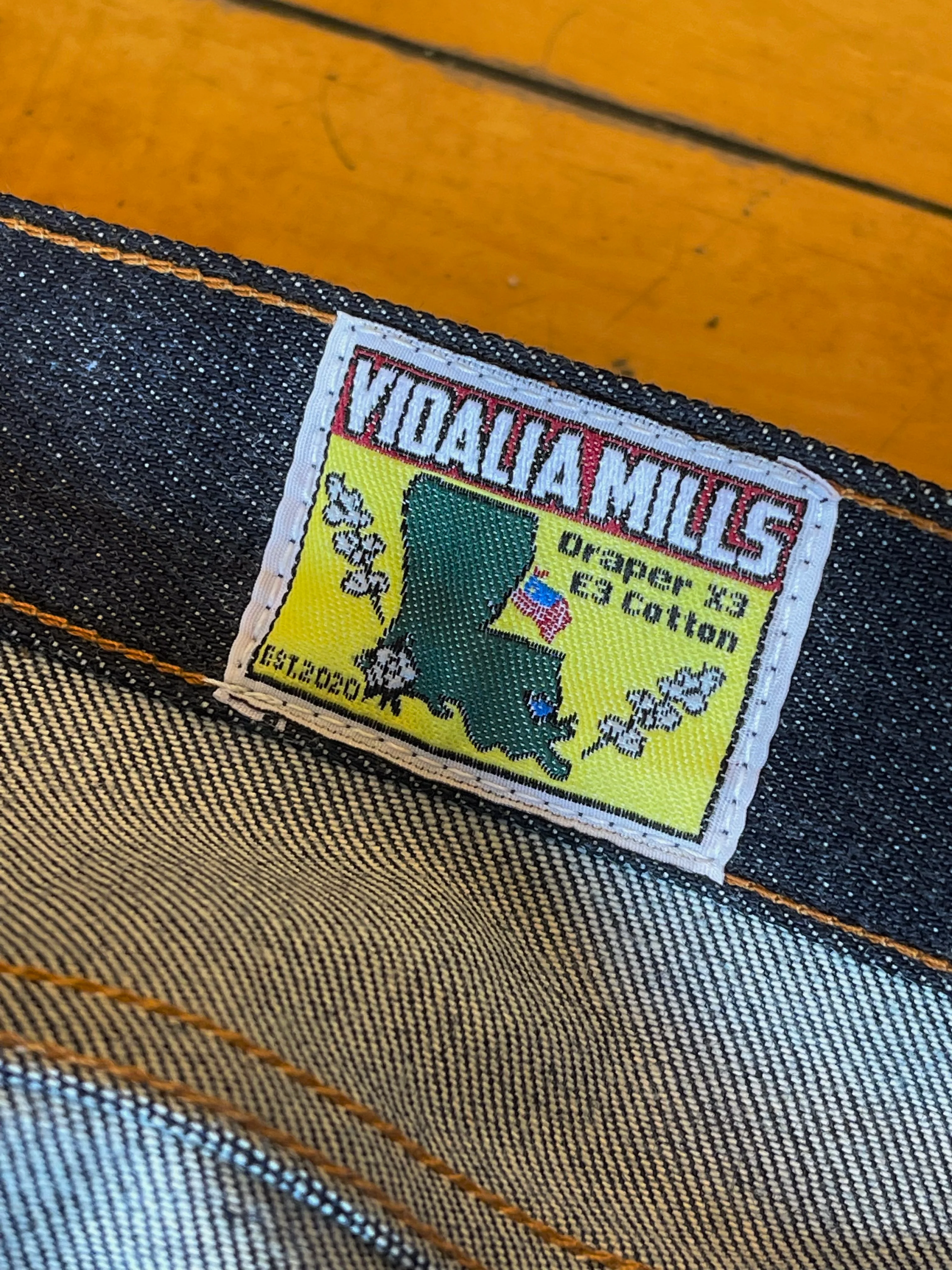Chelsea Vidalia Mills 14 oz Indigo Selvedge(last of the dark blue indigo run) - Image 6