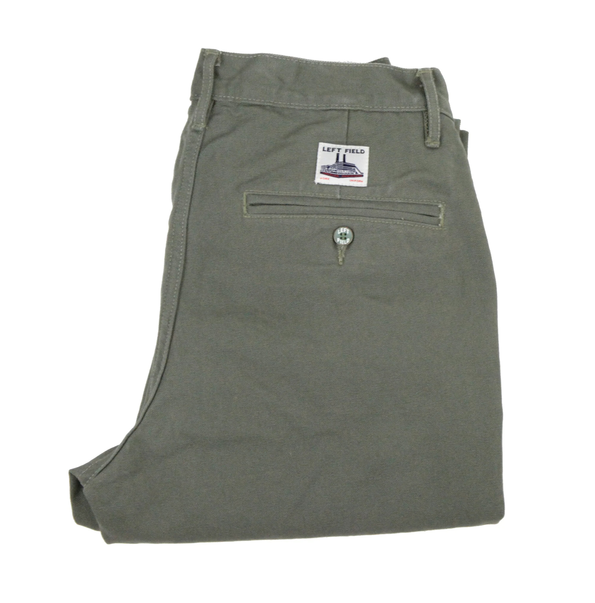 Olive Green  Mt Vernon 13 oz  Work Uniform Chino - Image 2