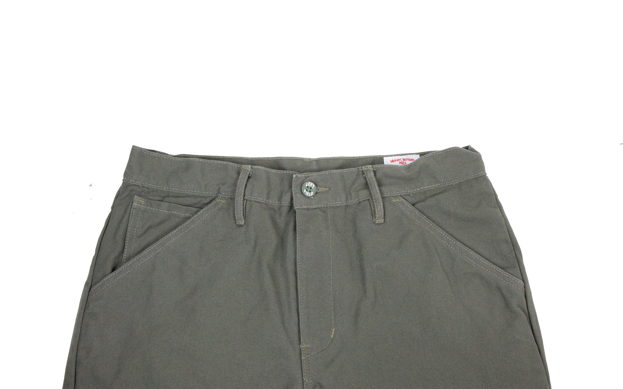 Olive Green  Mt Vernon 13 oz  Work Uniform Chino - Image 4