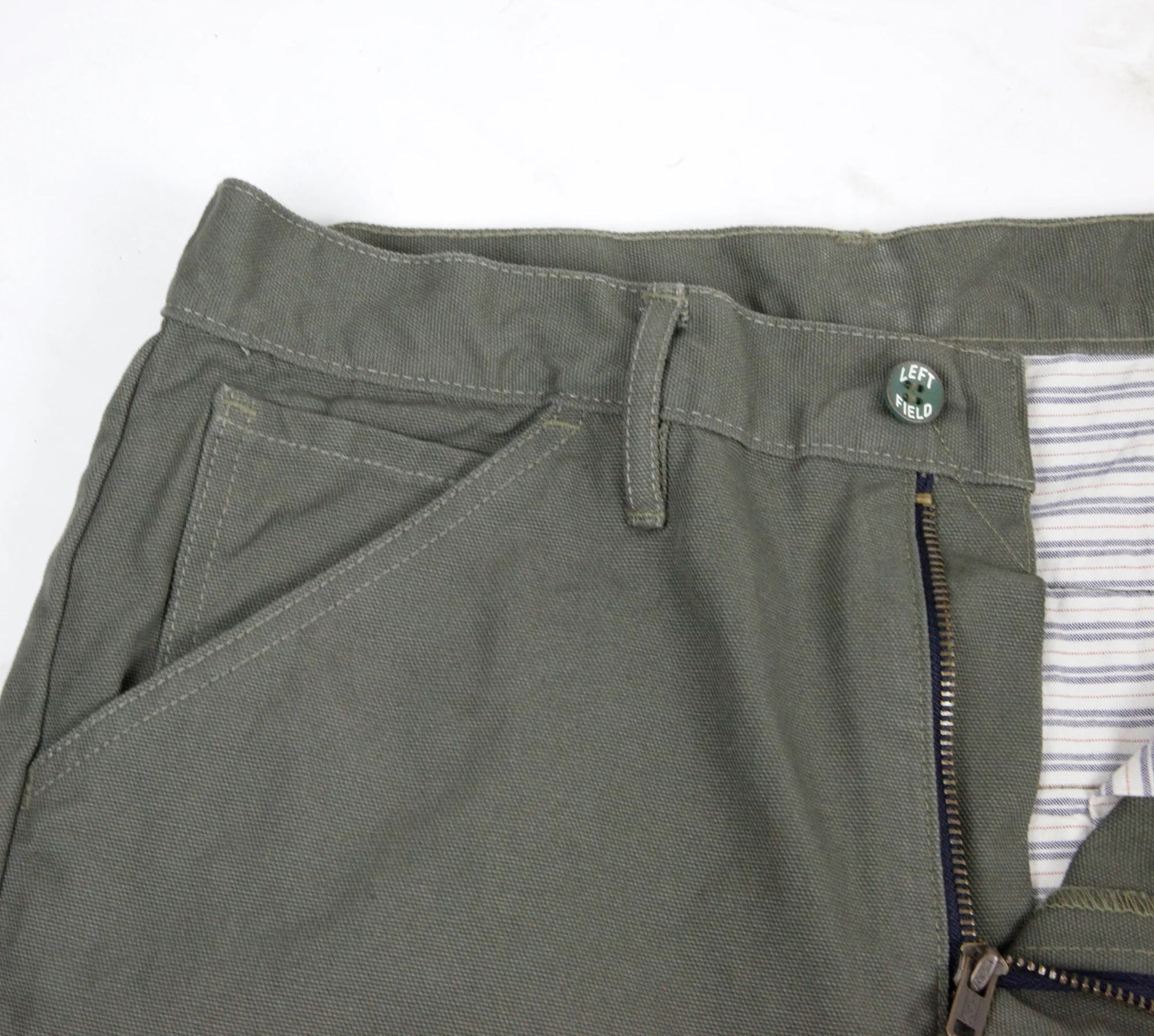 Olive Green  Mt Vernon 13 oz  Work Uniform Chino - Image 5