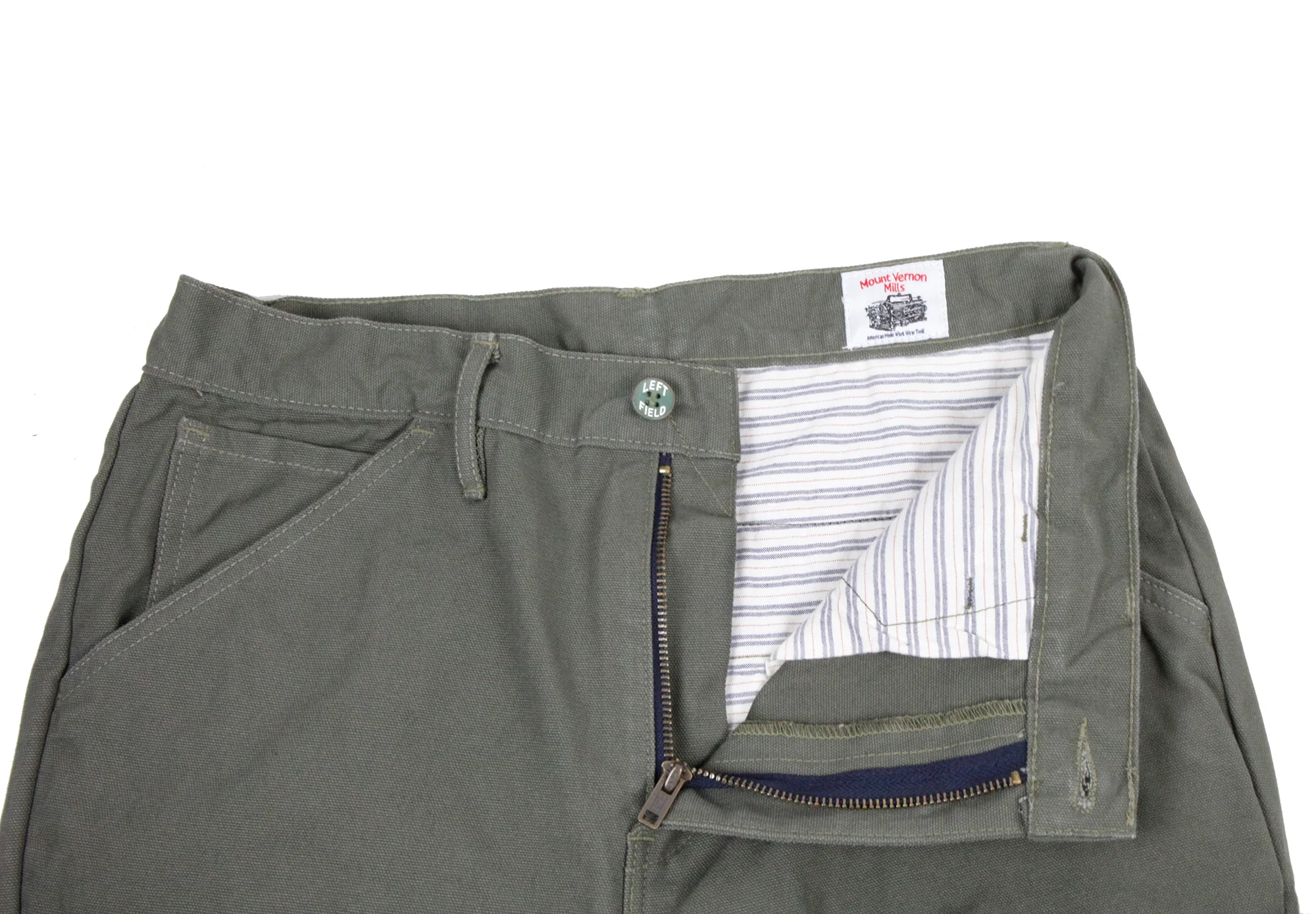 Olive Green  Mt Vernon 13 oz  Work Uniform Chino - Image 6