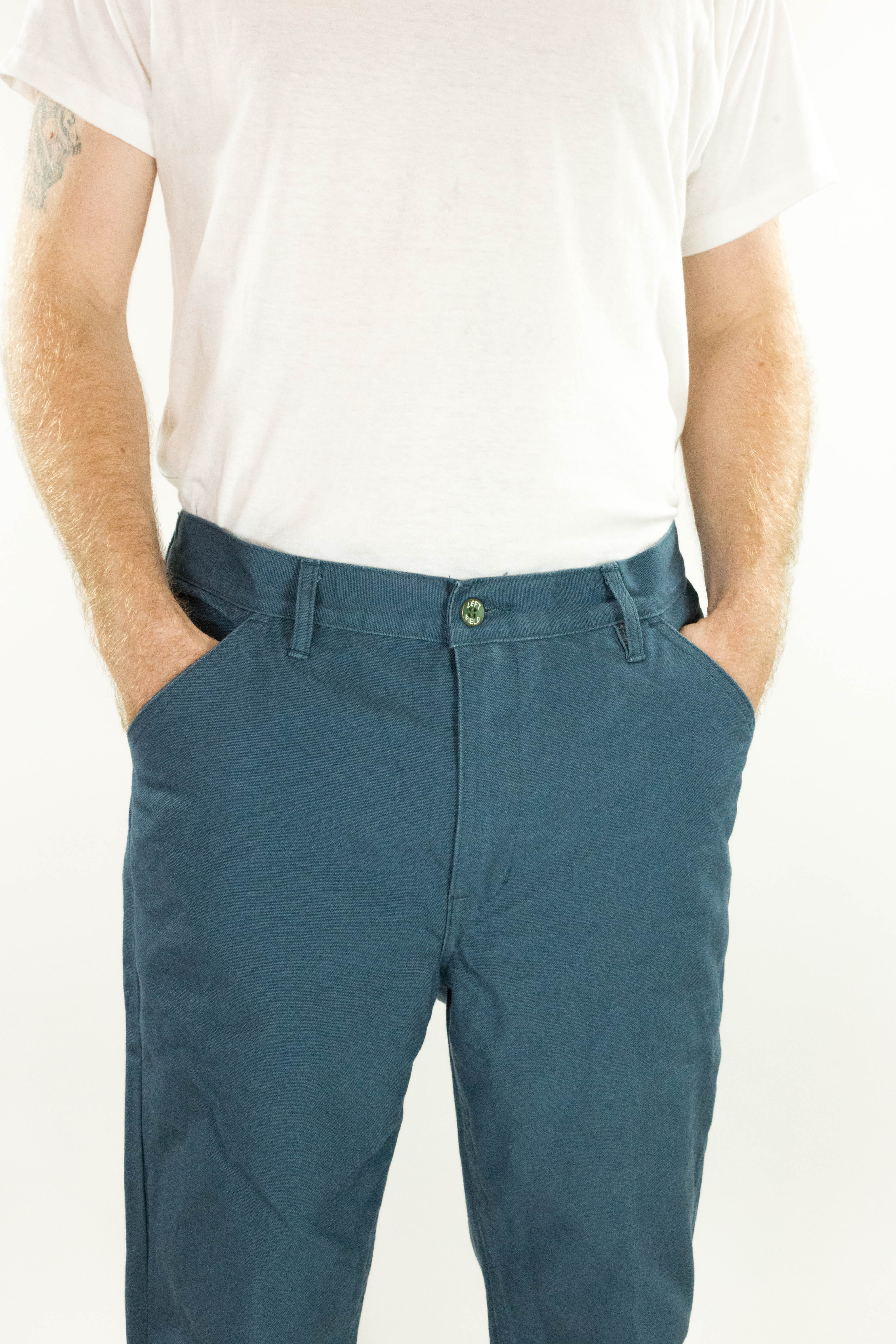 Steel Blue Work Uniform Mt. Vernon Mills Duck Chino - Image 5