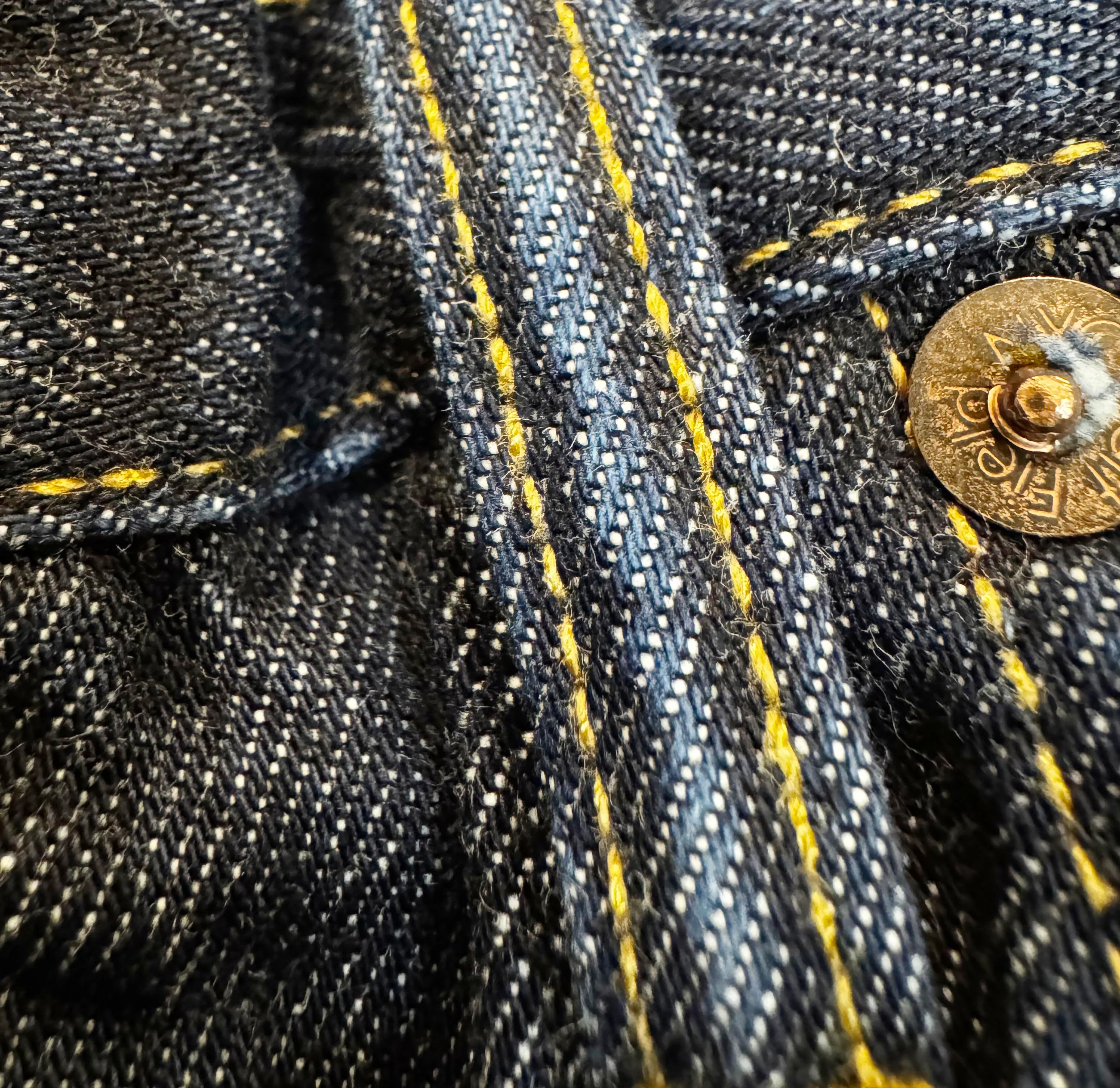 Smokestack Vidalia vintage stonewash indigo selvedge jeans **Check Specs** - Image 10