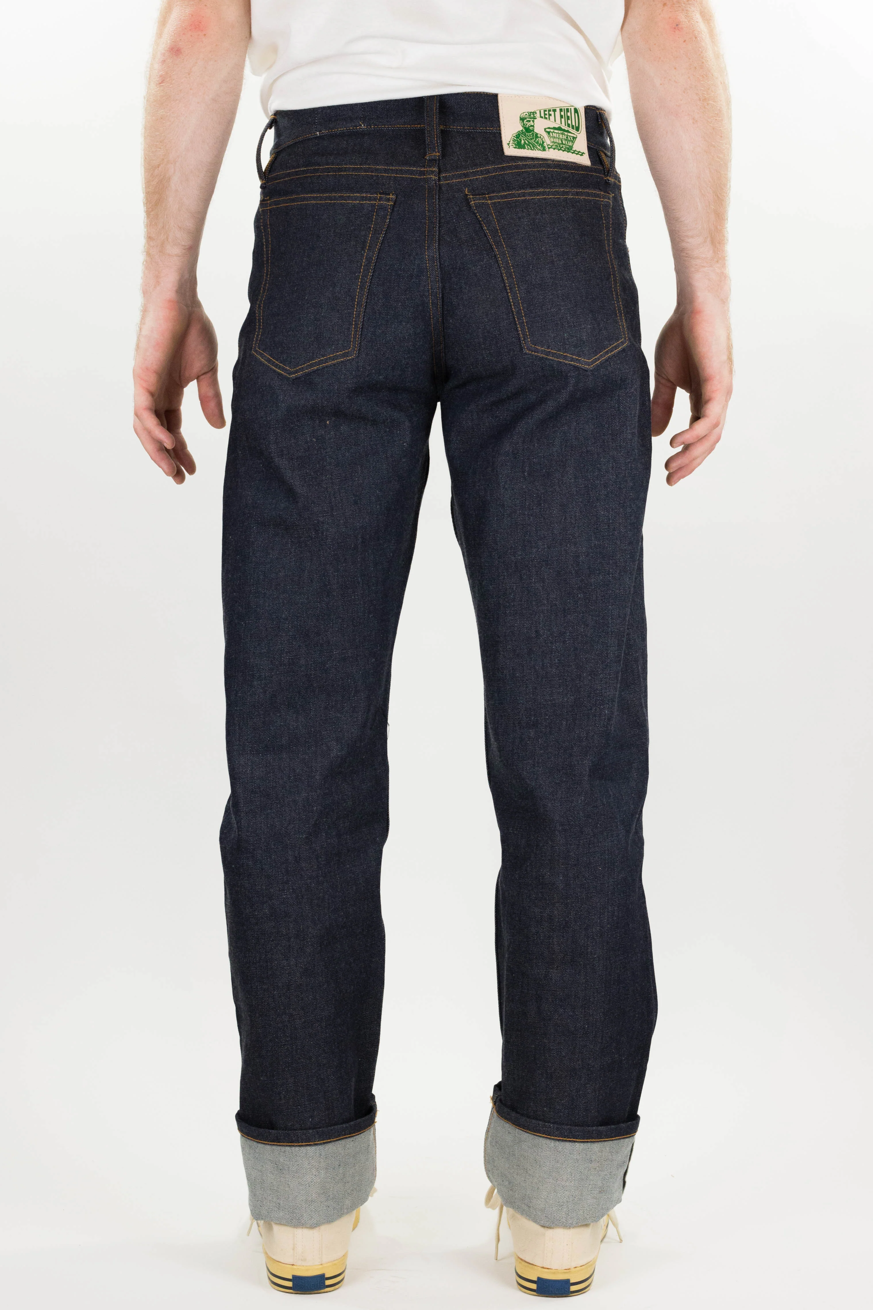 Smokestacks Vidalia Mills 14 oz Indigo Selvedge (last of the dark blue indigo run) - Image 3
