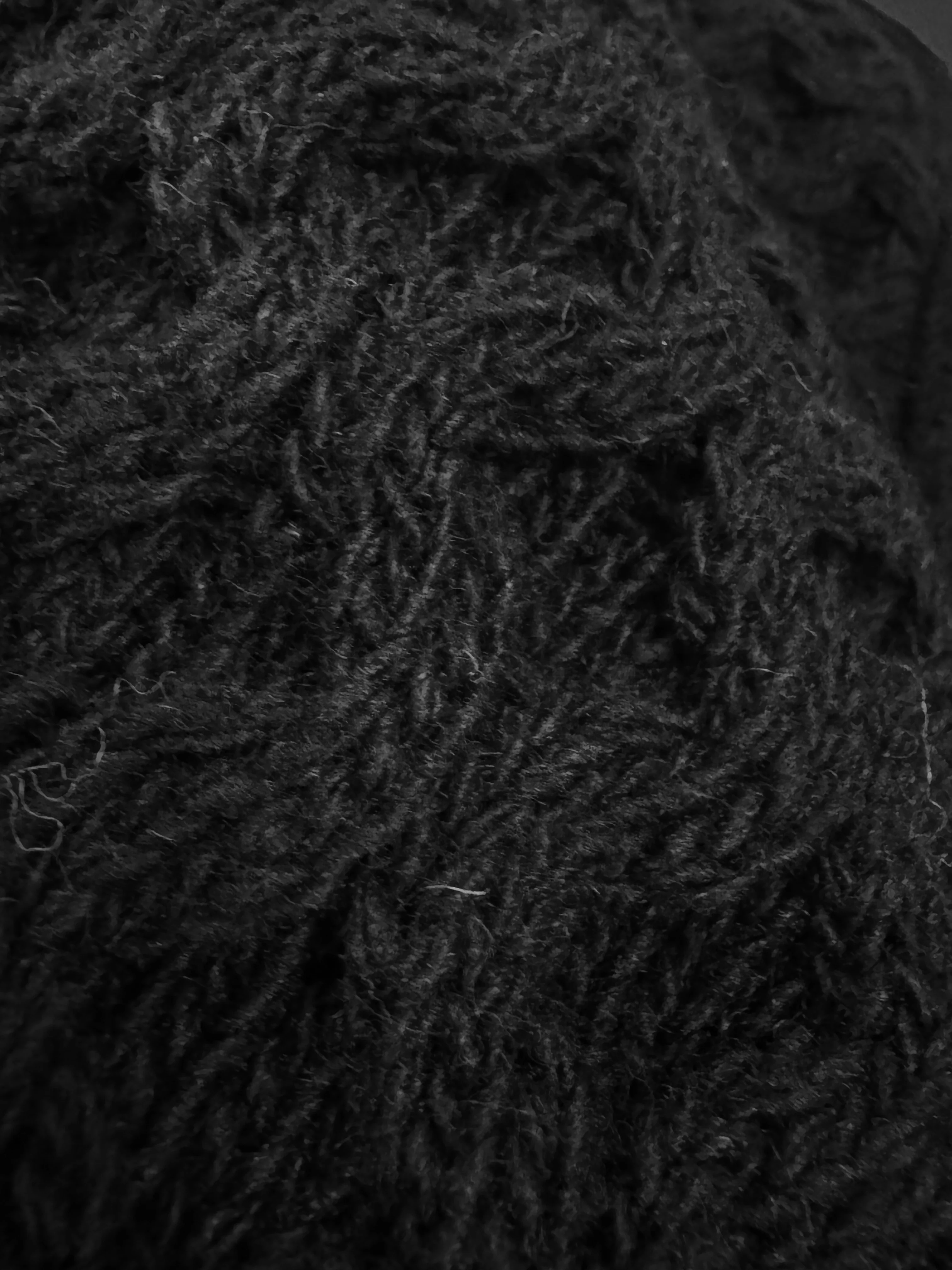 Steve McQueen Black Donegal Irish Wool Sweater - Image 4