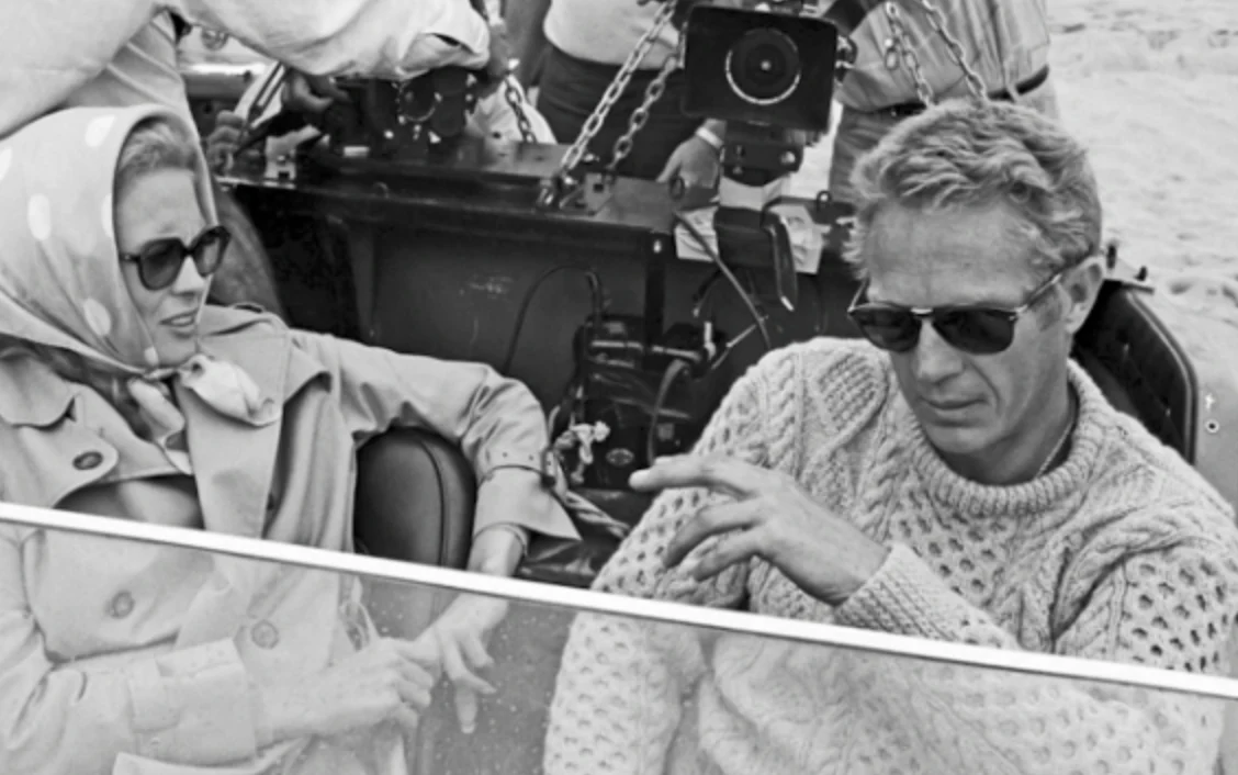 Steve McQueen Black Donegal Irish Wool Sweater - Image 8