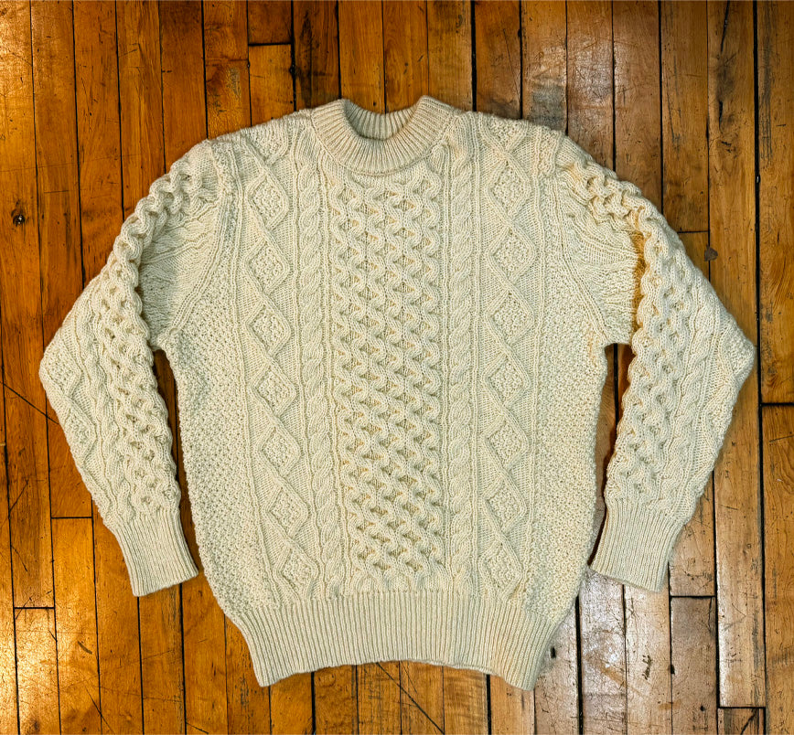 Steve McQueen Natural Galway Irish Wool Sweater - Image 2