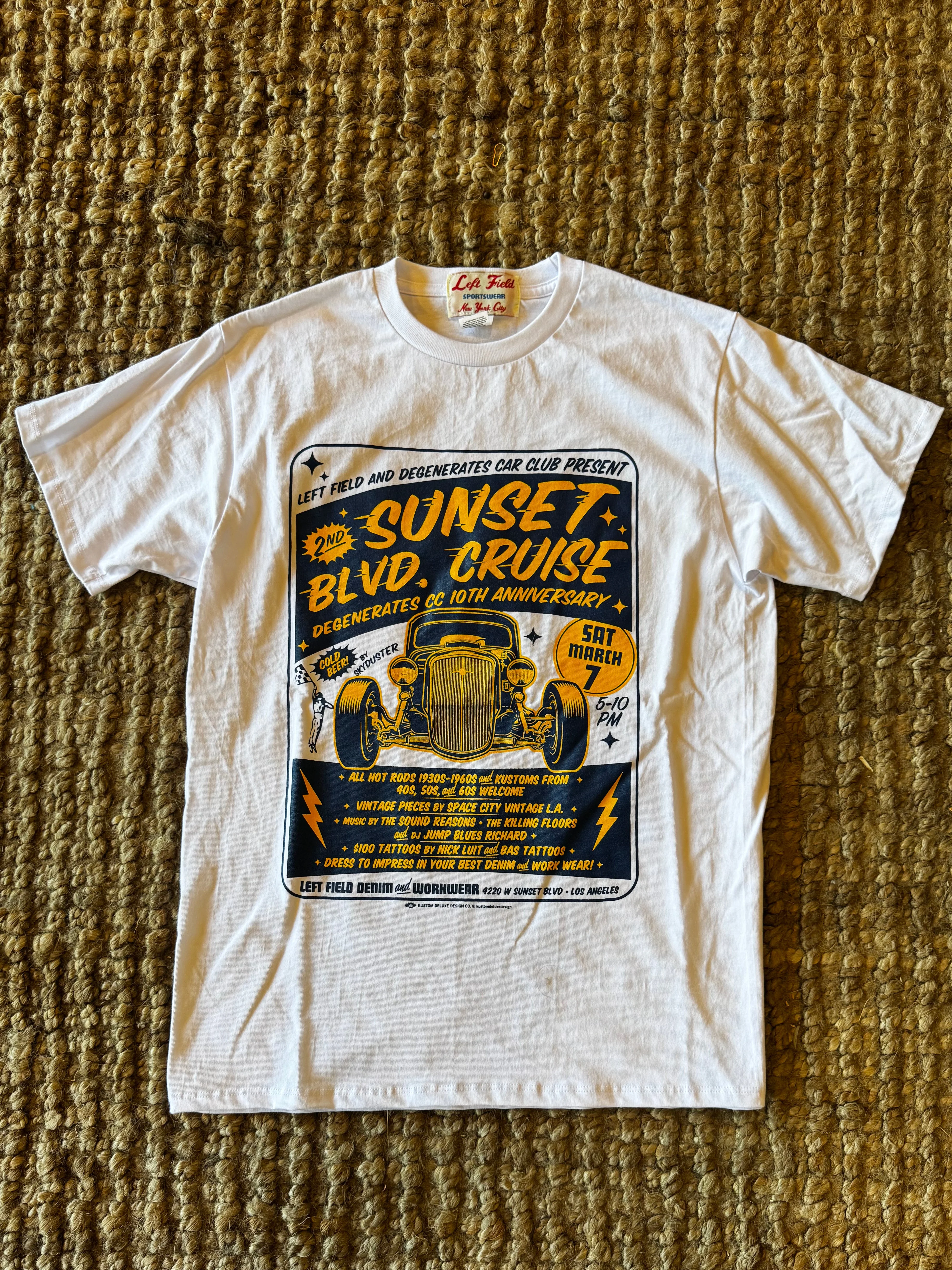 Sunset Blvd Cruise Tee - Image 2