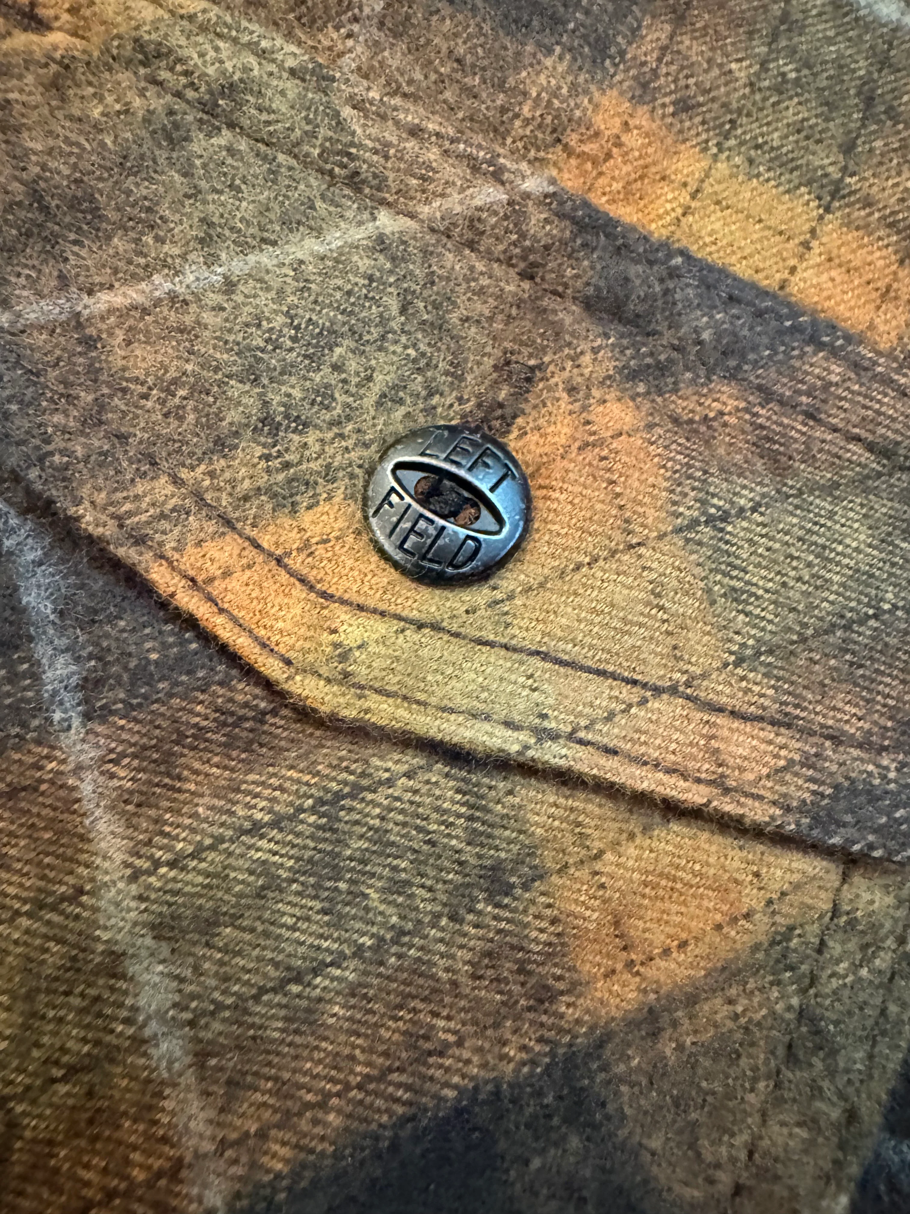 Tobacco Sunburst Japanese Cotton Flannel Dustbowl Work shirt - Image 2