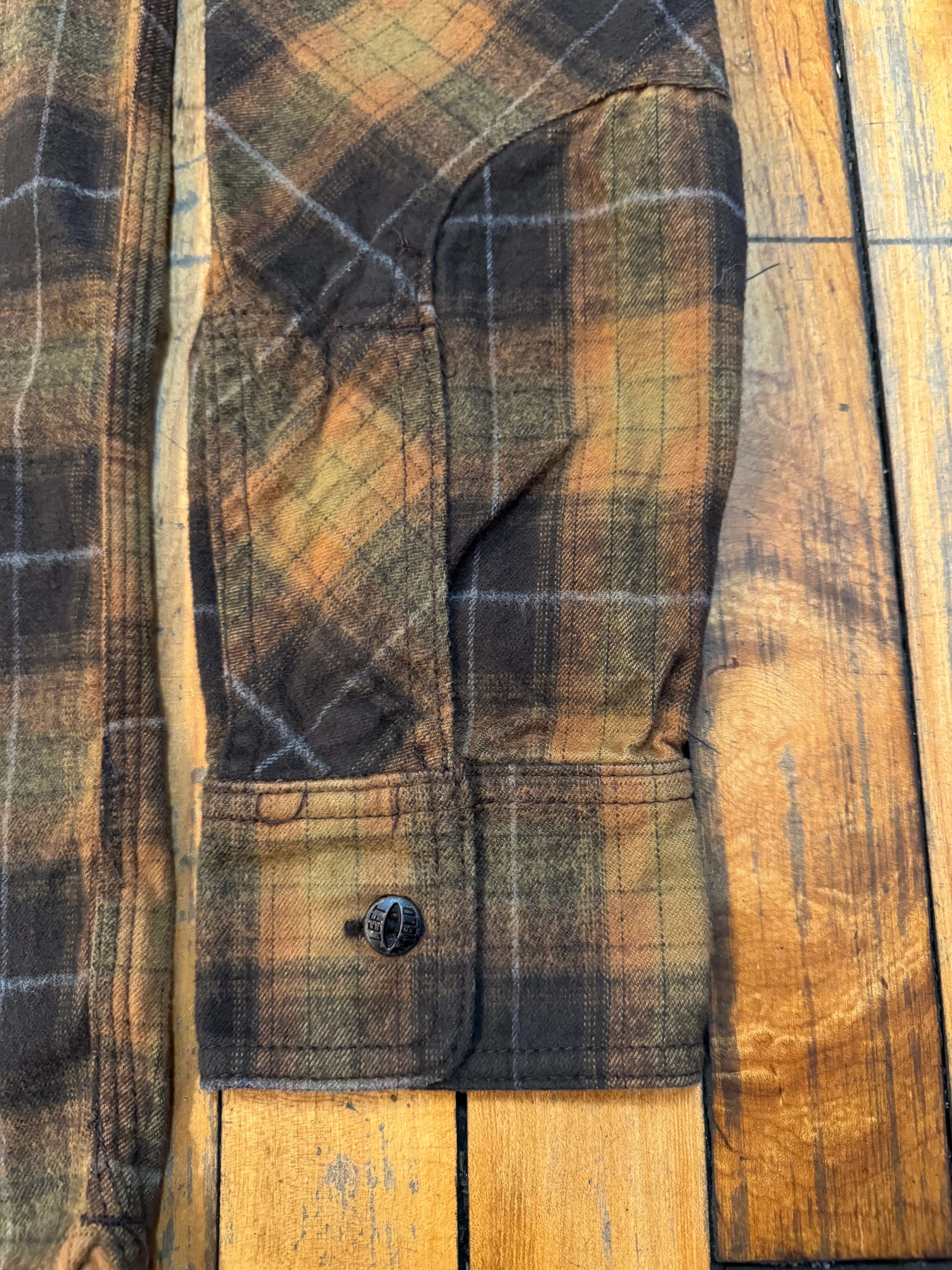 Tobacco Sunburst Japanese Cotton Flannel Dustbowl Work shirt - Image 3