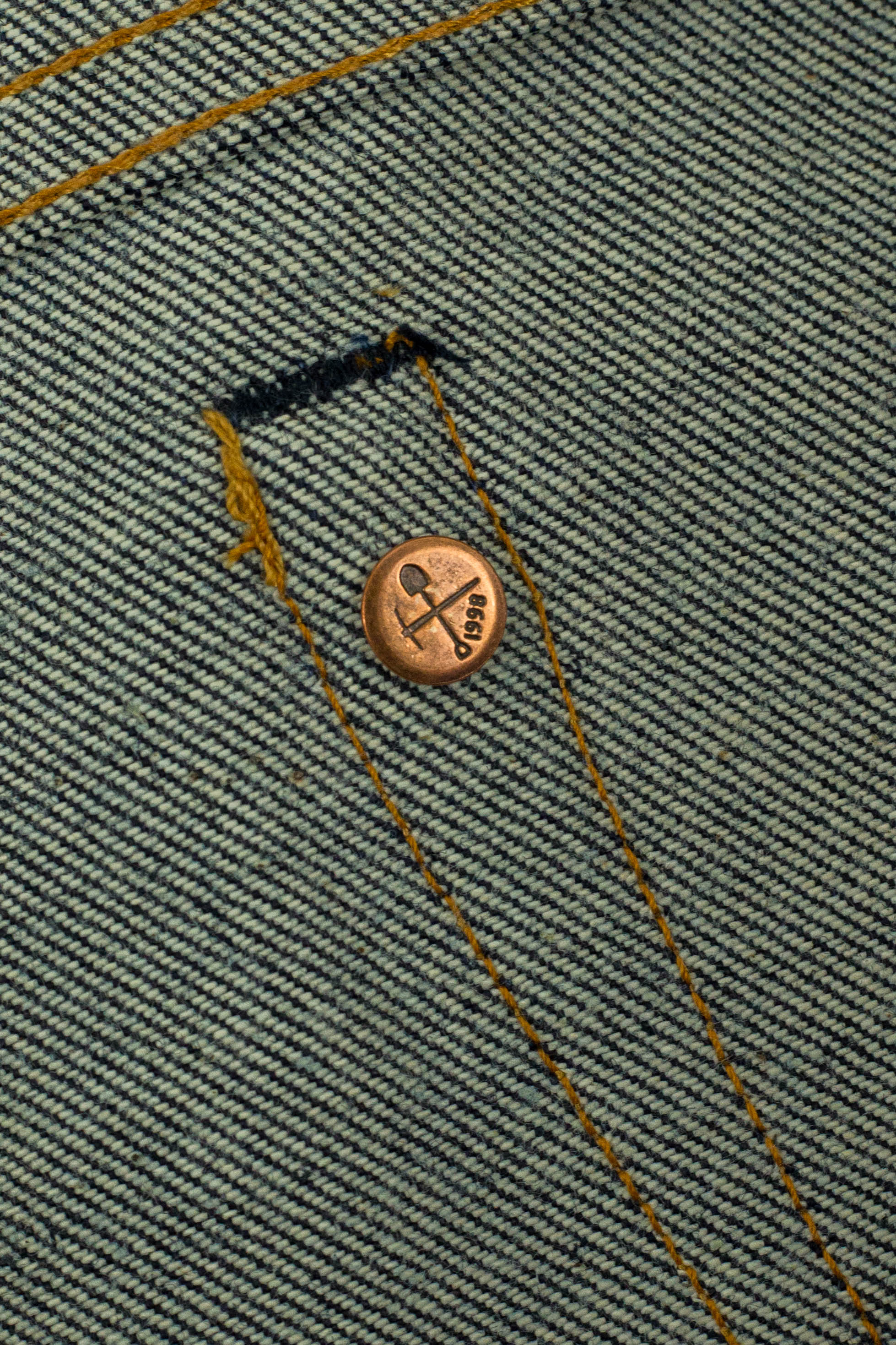 Greaser Vidalia Mills 14 oz Indigo selvedge - Image 14