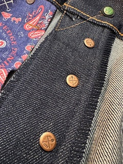 Greaser Vidalia Mills 14 oz Indigo selvedge - Image 19