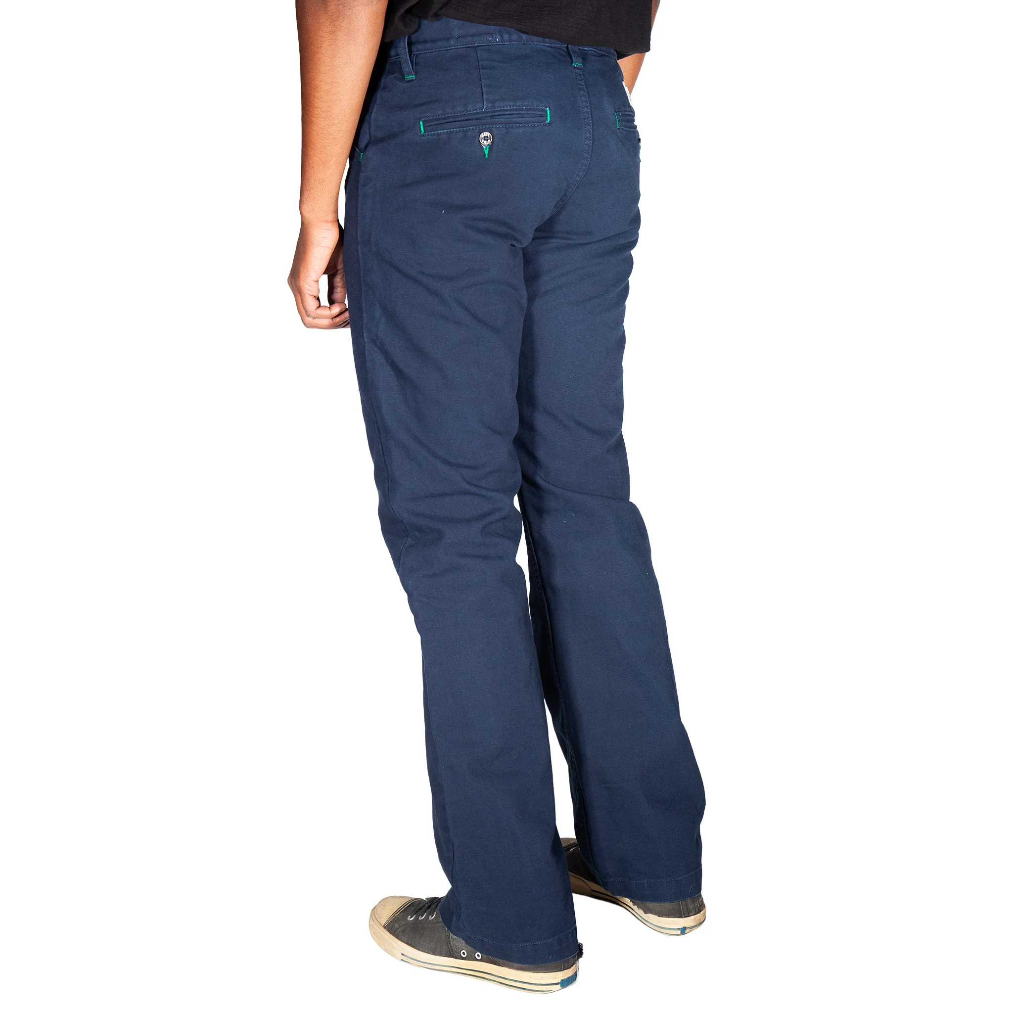Vintage Wash Navy Duck Mt Vernon 13 oz Work Uniform Chino Wider Fit - Image 12
