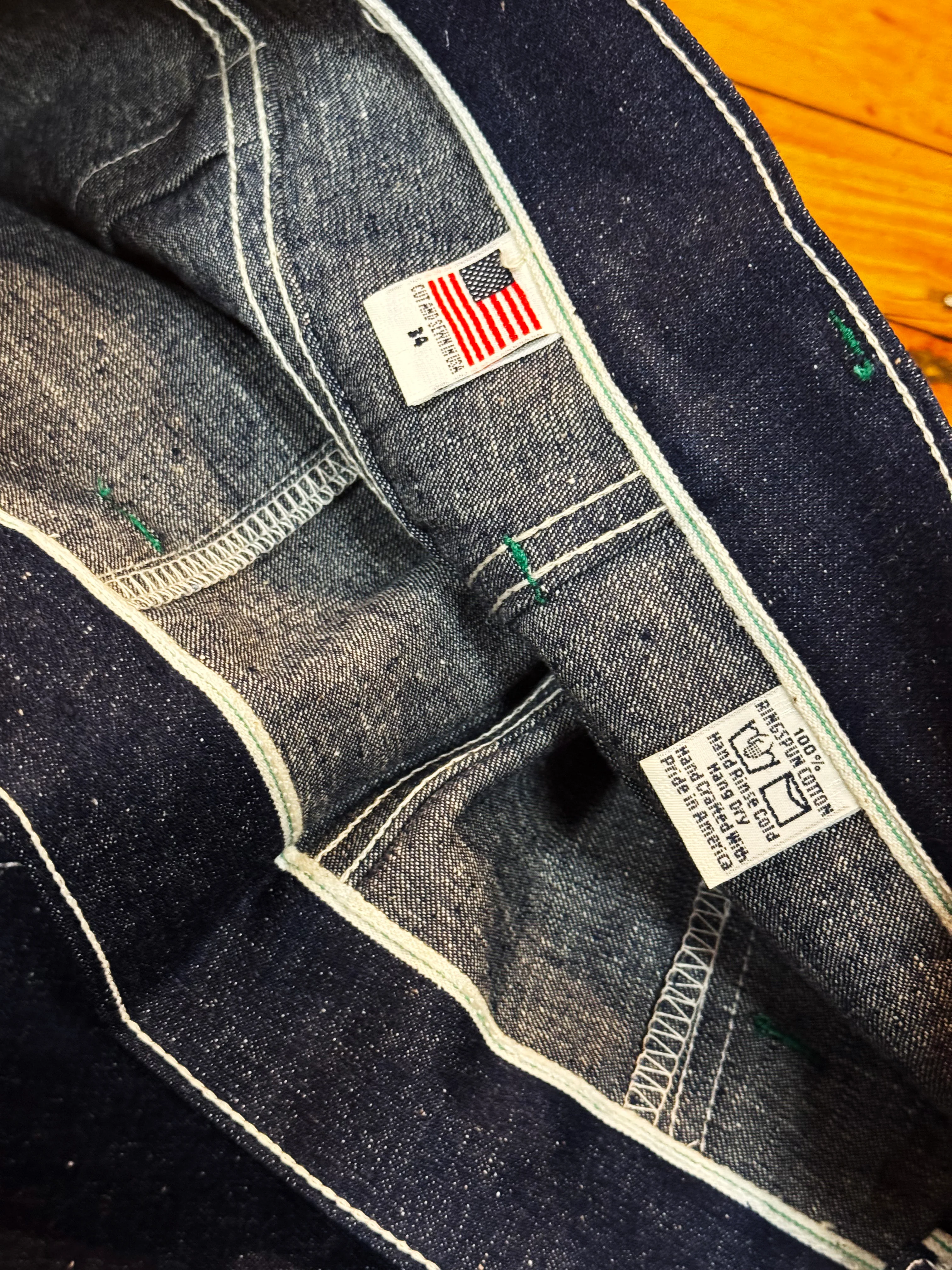 Women's 11.5 oz raw Japanese selvedge Jelt Denim Jean - *New Fit* - Image 7