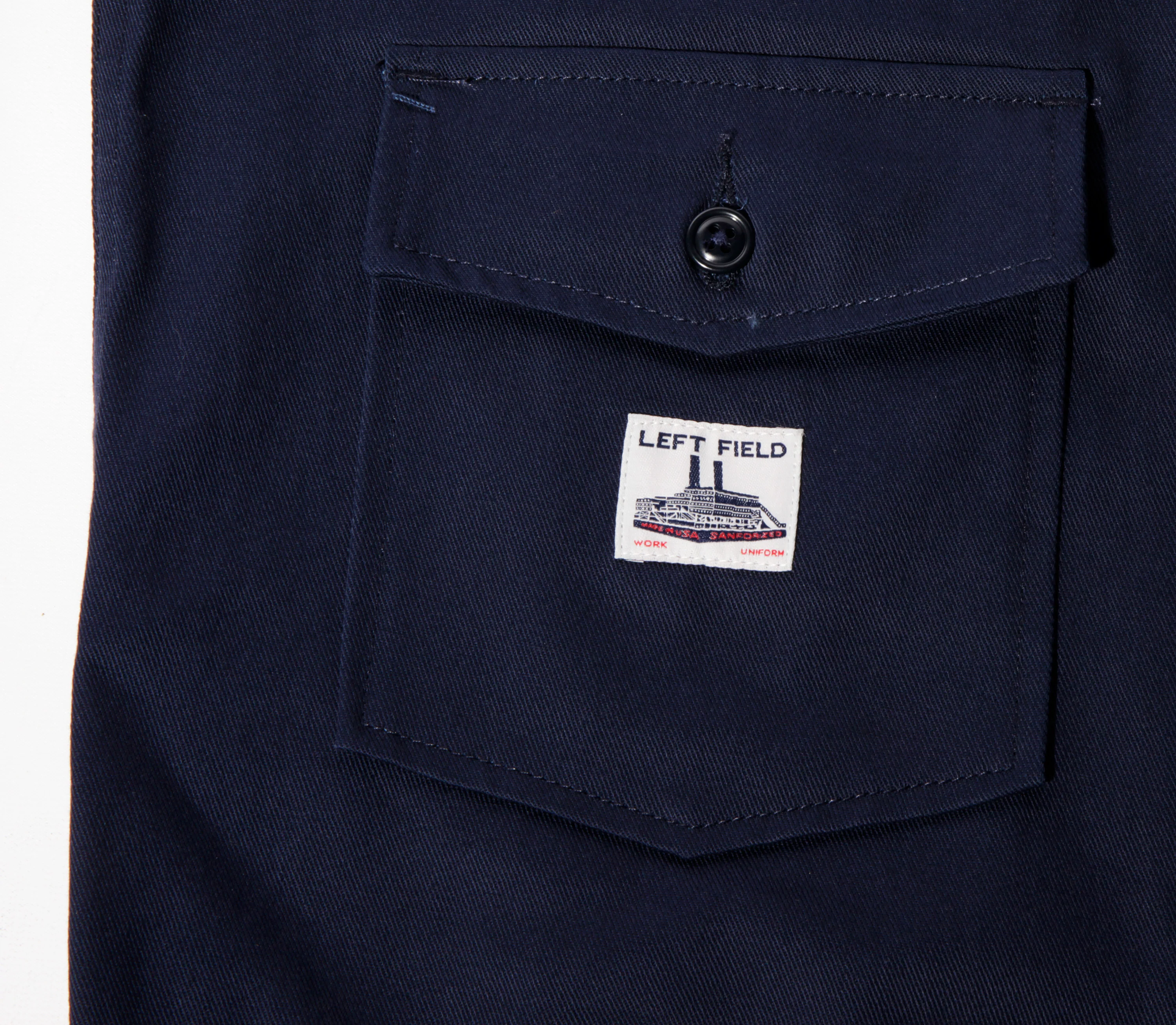 WORK UNIFORM Greaser Garage Jacket - Dark Navy 9 oz Twill - Image 11