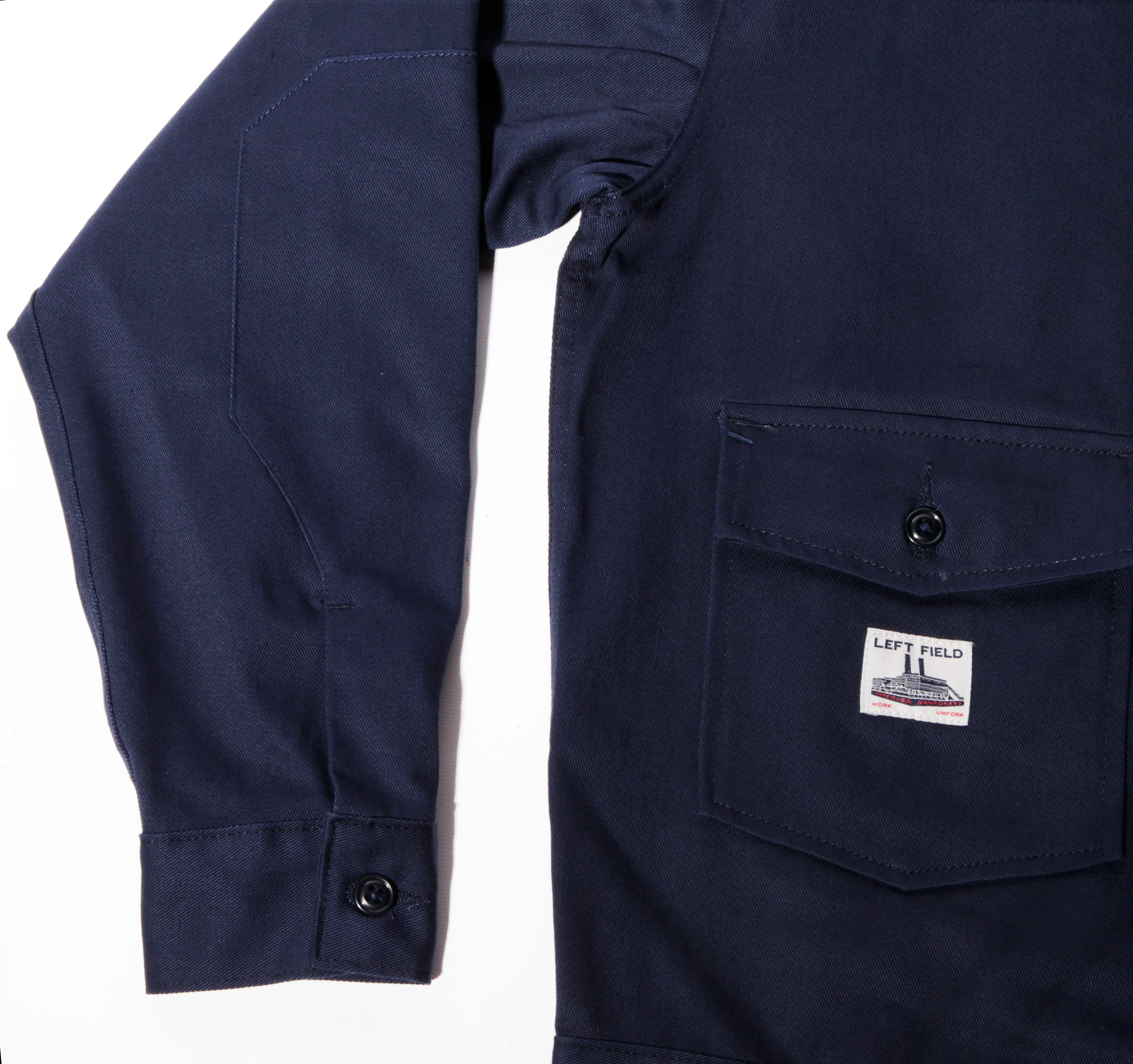 WORK UNIFORM Greaser Garage Jacket - Dark Navy 9 oz Twill - Image 12