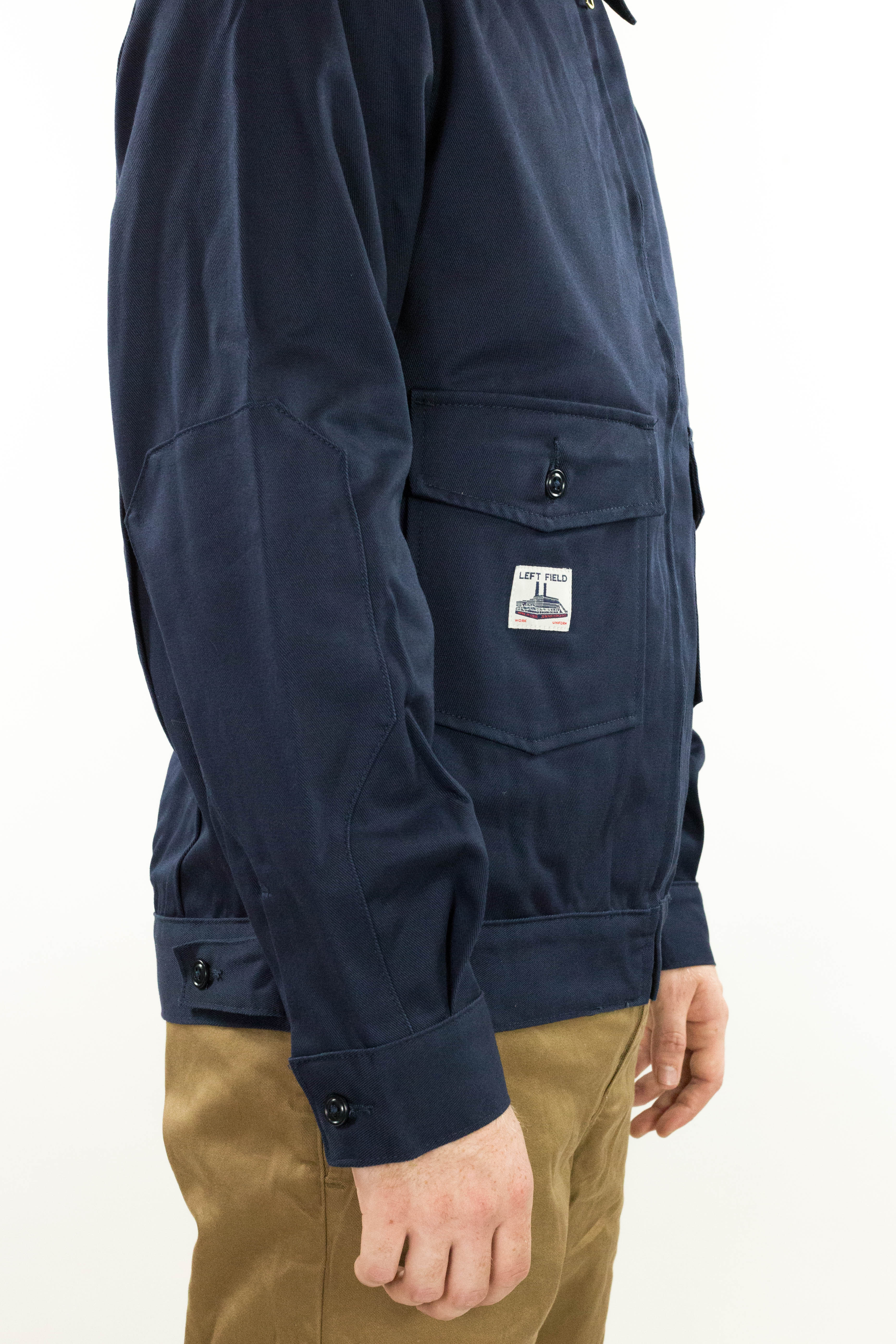 WORK UNIFORM Greaser Garage Jacket - Dark Navy 9 oz Twill - Image 6