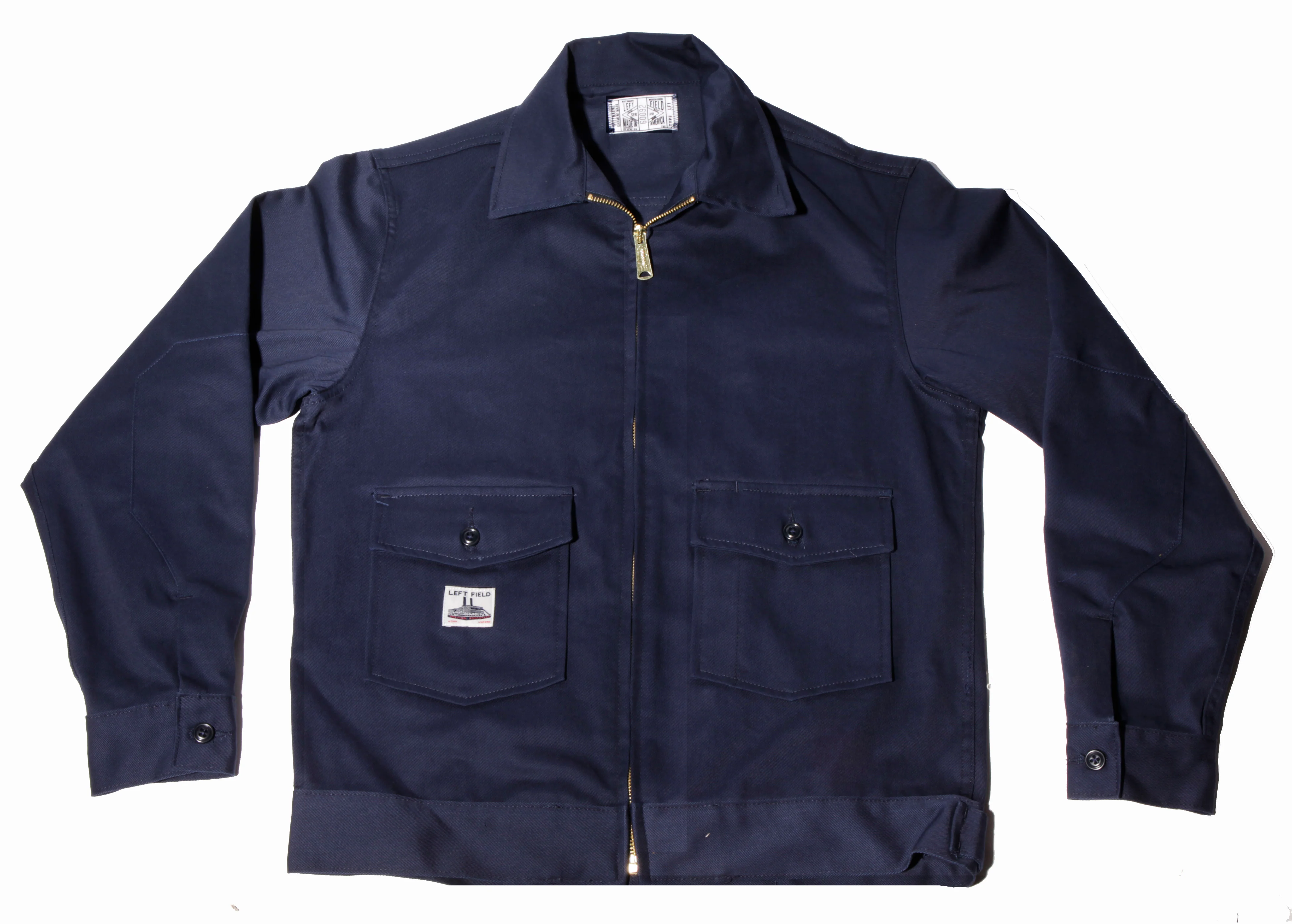 WORK UNIFORM Greaser Garage Jacket - Dark Navy 9 oz Twill - Image 8